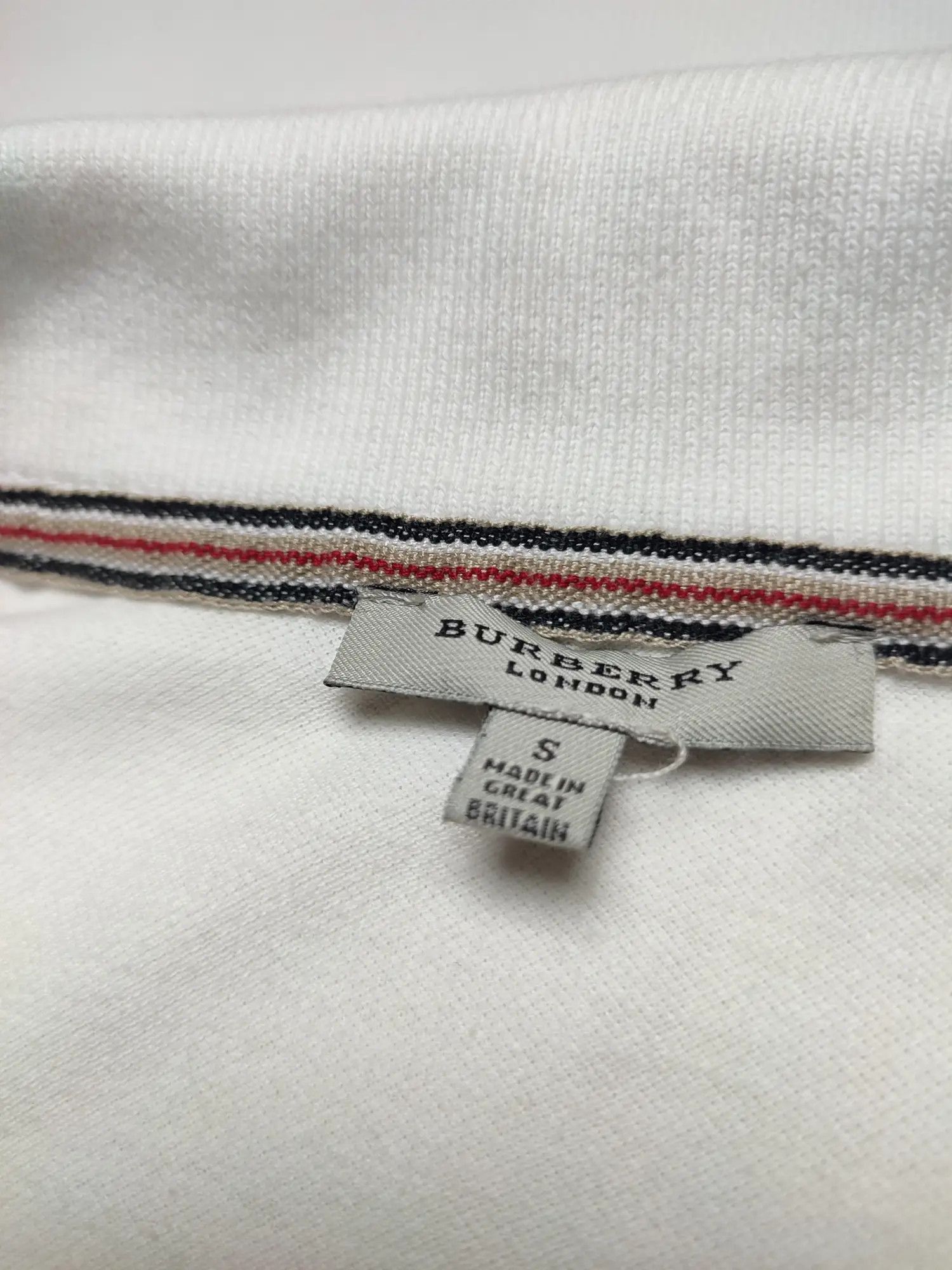 Burberry Burberry London White Tank top polo vintage shirt Size ONE SIZE - 7 Thumbnail