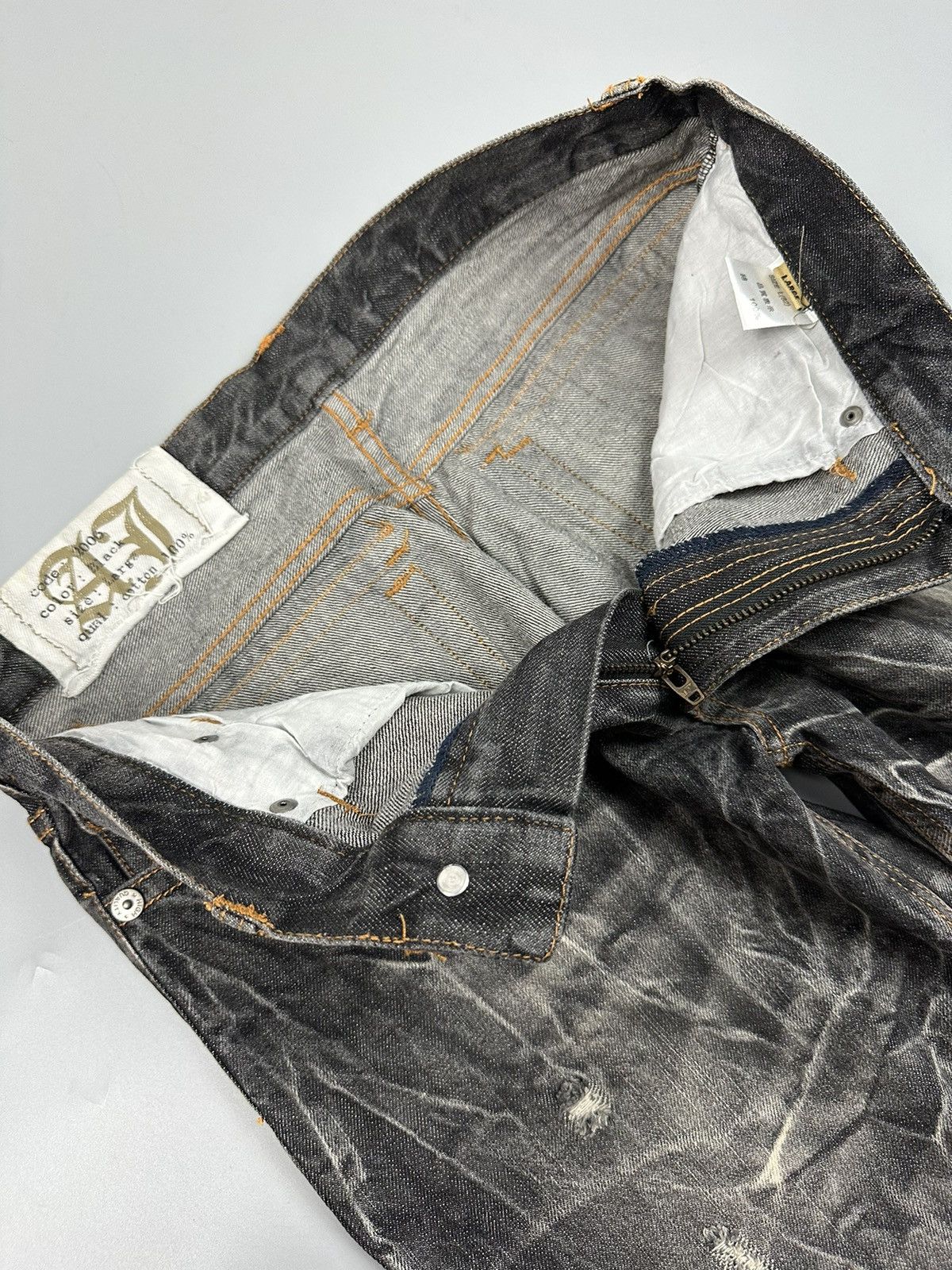 Artful Dodger 🔥Rare🔥Vintage Antful Jeans Whiskered Flared Denim Size US 32 / EU 48 - 11 Thumbnail