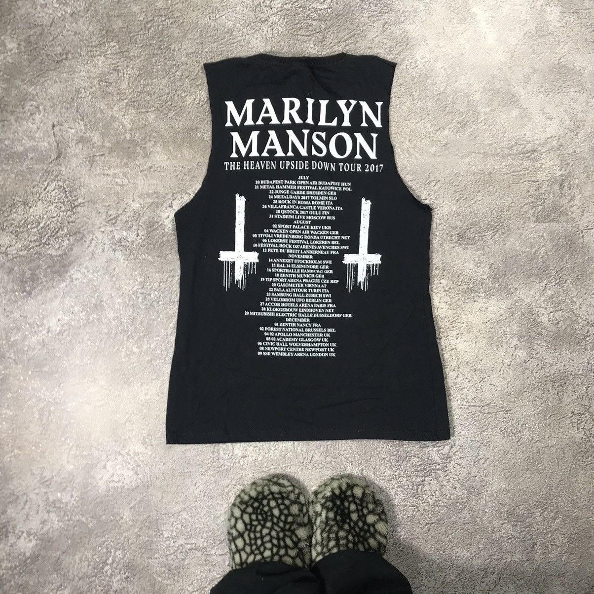 Vintage Vintage Y2K Marilyn Manson Band Tee Tank Top Grunge Baggy S Size US S / EU 44-46 / 1 - 3 Thumbnail