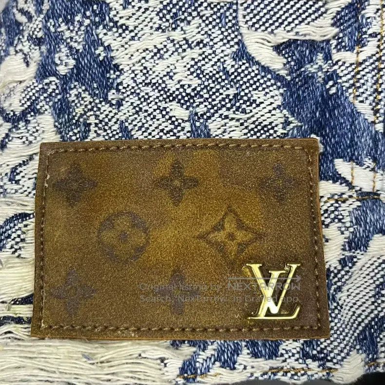 Louis Vuitton Louis Vuitton Blue plant flower full print long sleeve den Size US M / EU 48-50 / 2 - 5 Thumbnail