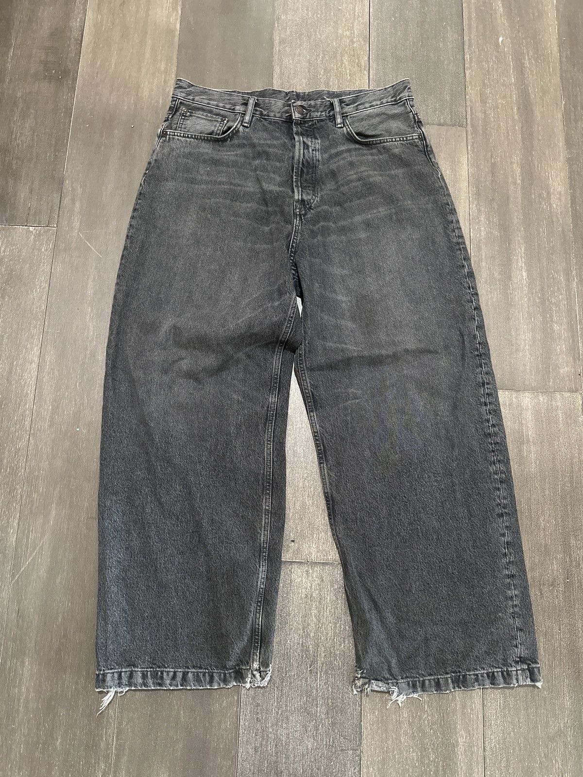 Acne Studios LOOSE FIT TROUSERS- 1981M cold grey | Grailed