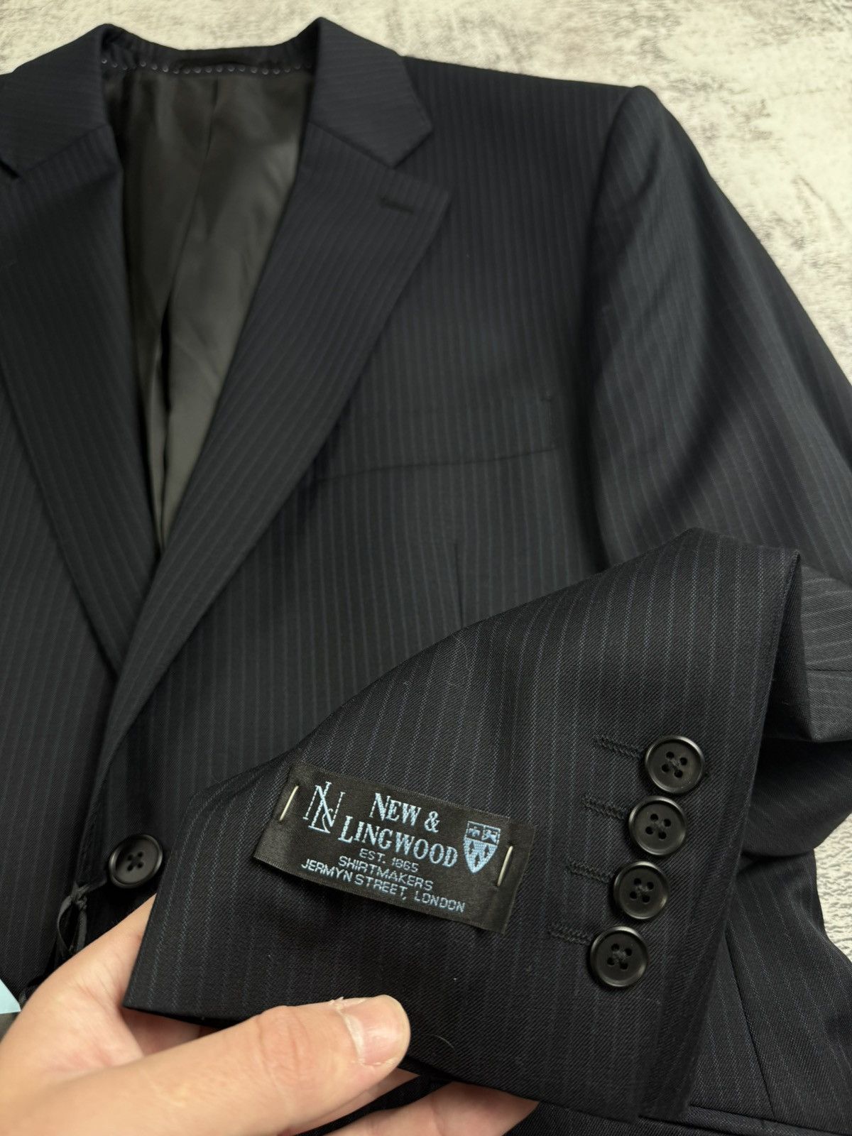 New & Lingwood RRP350£ New & LingWood Men’s House of Fraser 40S Size Classic Blazer Wool Jacket Size 40S - 9 Thumbnail