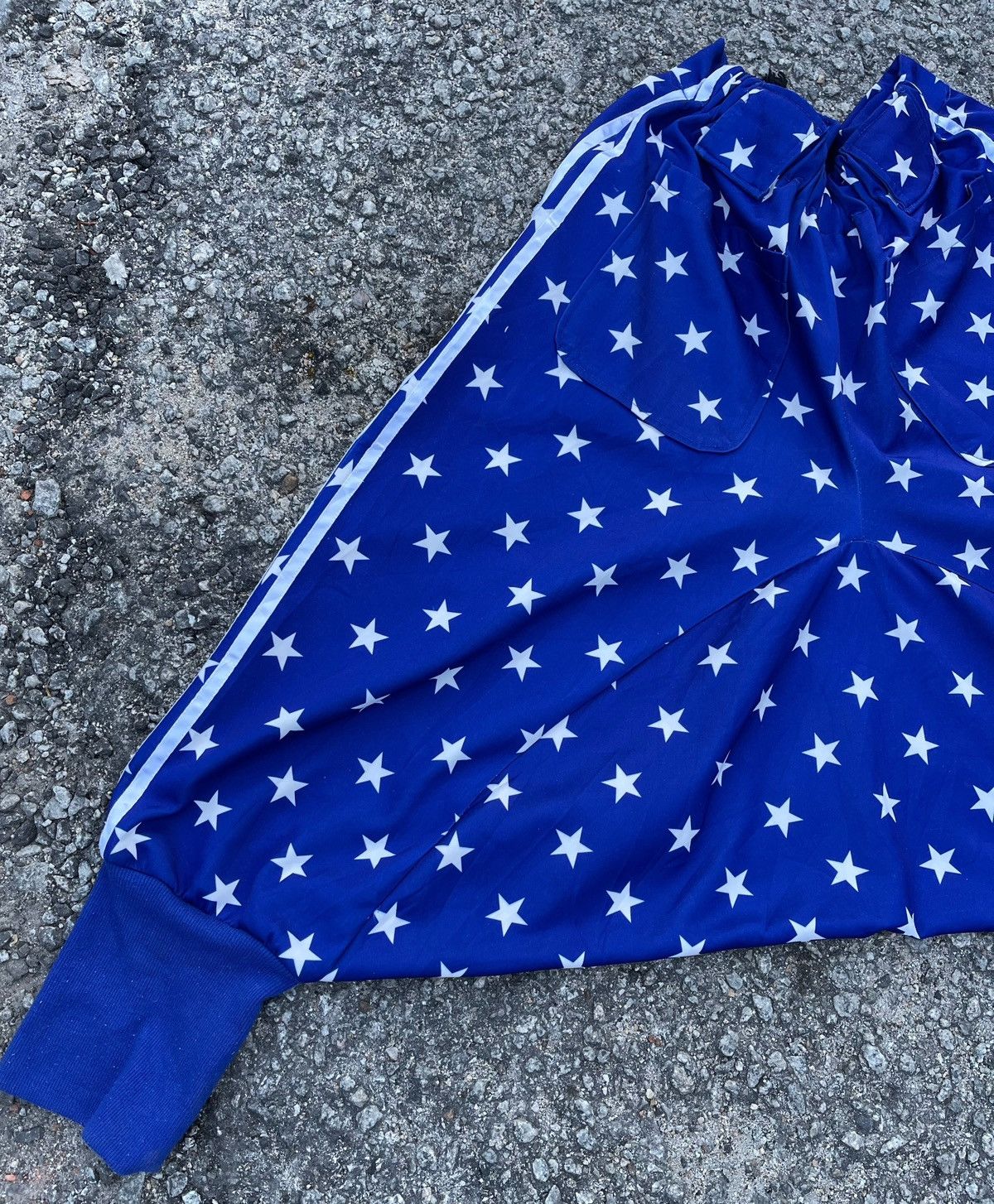 Japanese Brand Speed Orange Full Print Star Drop-Crotch Pants Size US 30 / EU 46 - 9 Thumbnail