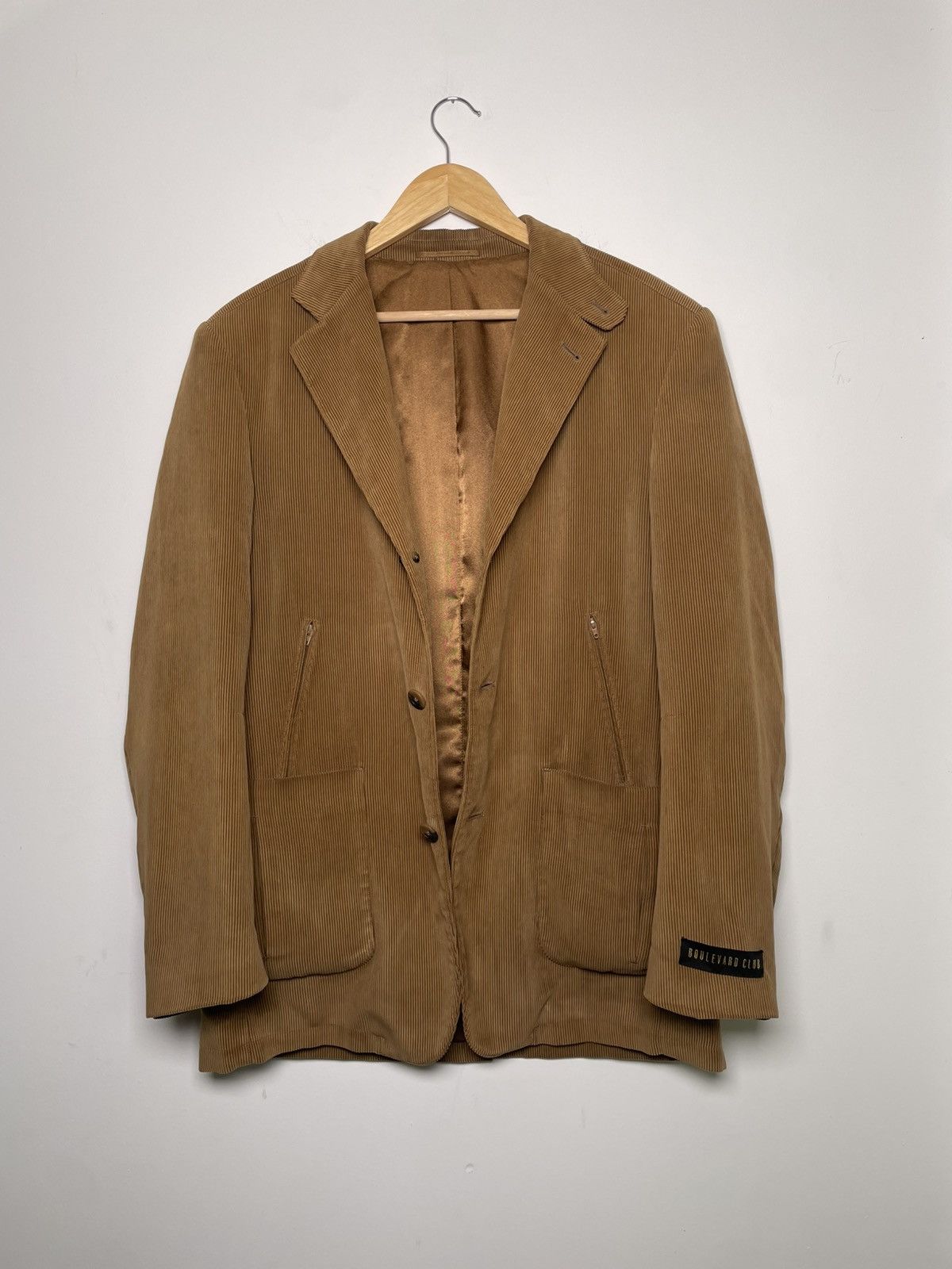 Other Boulevard Club Tan Corduroy Blazer (40R) Size 40R - 3 Thumbnail