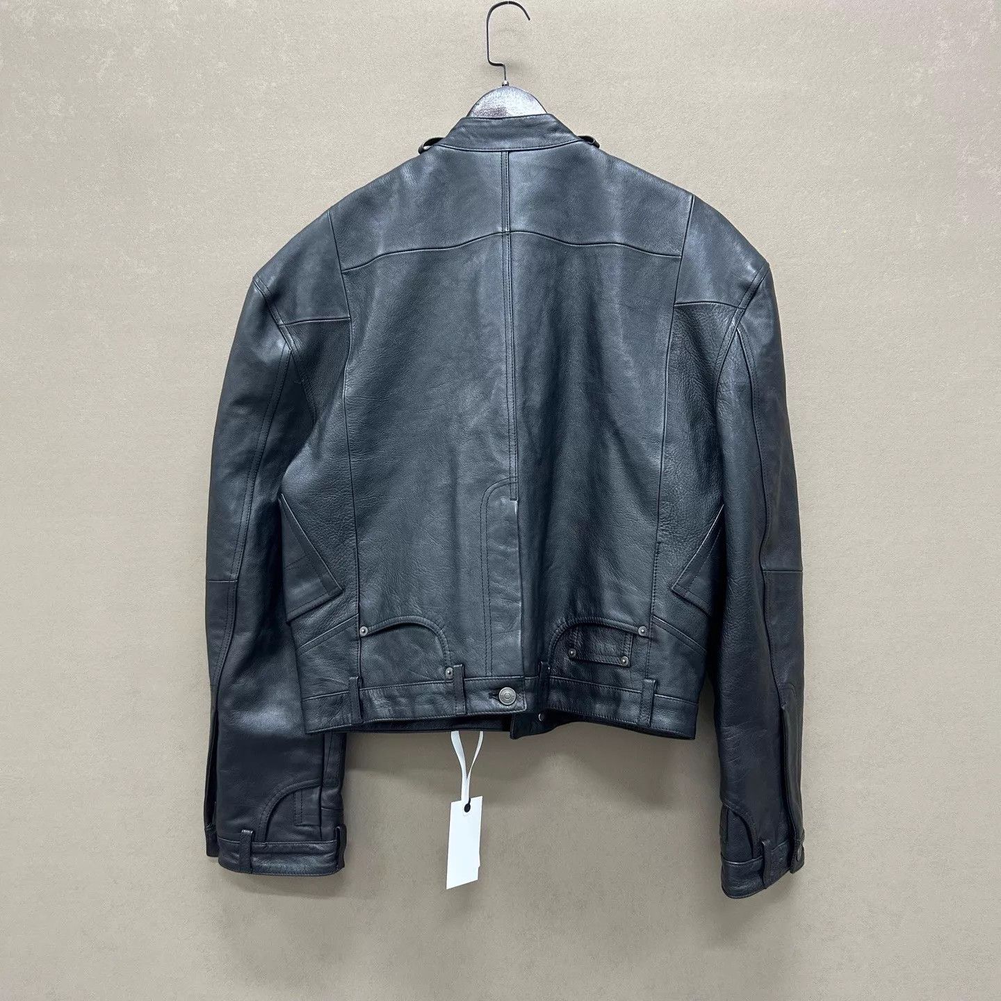 Balenciaga Balenciaga 23Winter shoulder padded leather jacket L 99 new Size US L / EU 52-54 / 3 - 2 Thumbnail
