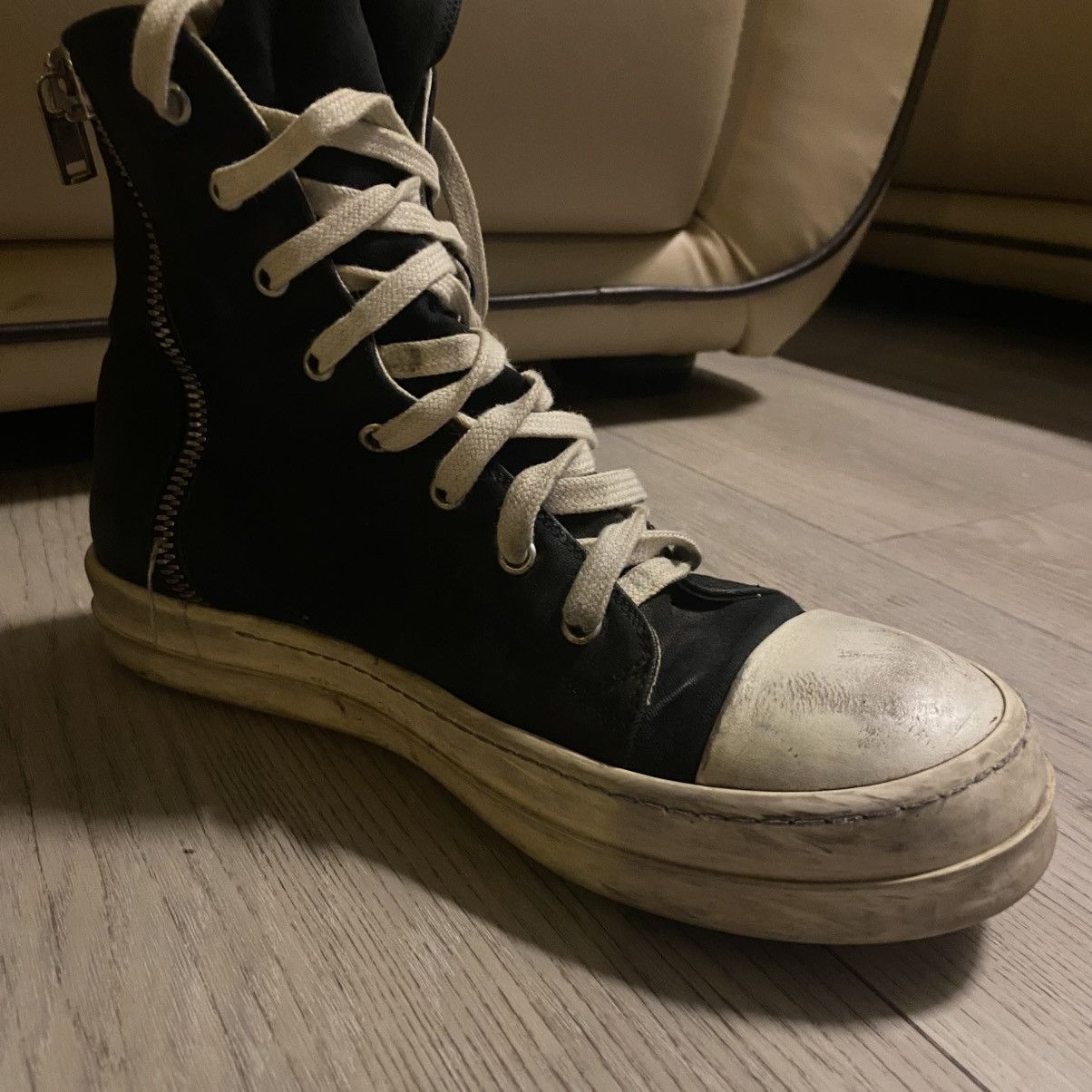 Rick Owens Drkshdw Rick Owen DRKSHDW Ramones Size US 8.5 / EU 41-42 - 9 Thumbnail