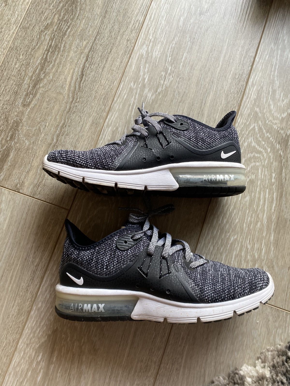 Nike Womens airmax sequent 3 “black” Size US 6.5 / IT 36.5 - 1 Thumbnail