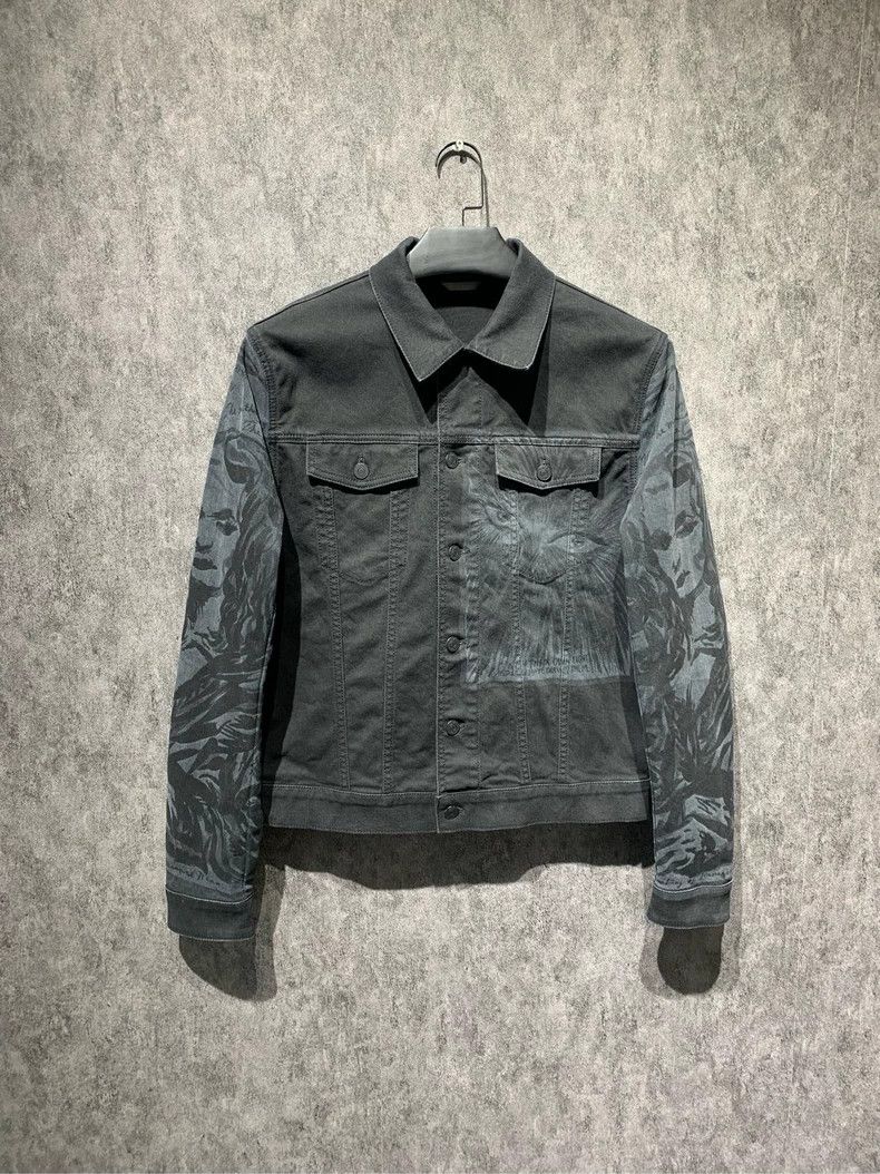 Dior Dior Dior dark pattern graffiti denim jacket 2501-Nextarrow Size US M / EU 48-50 / 2 - 1 Thumbnail
