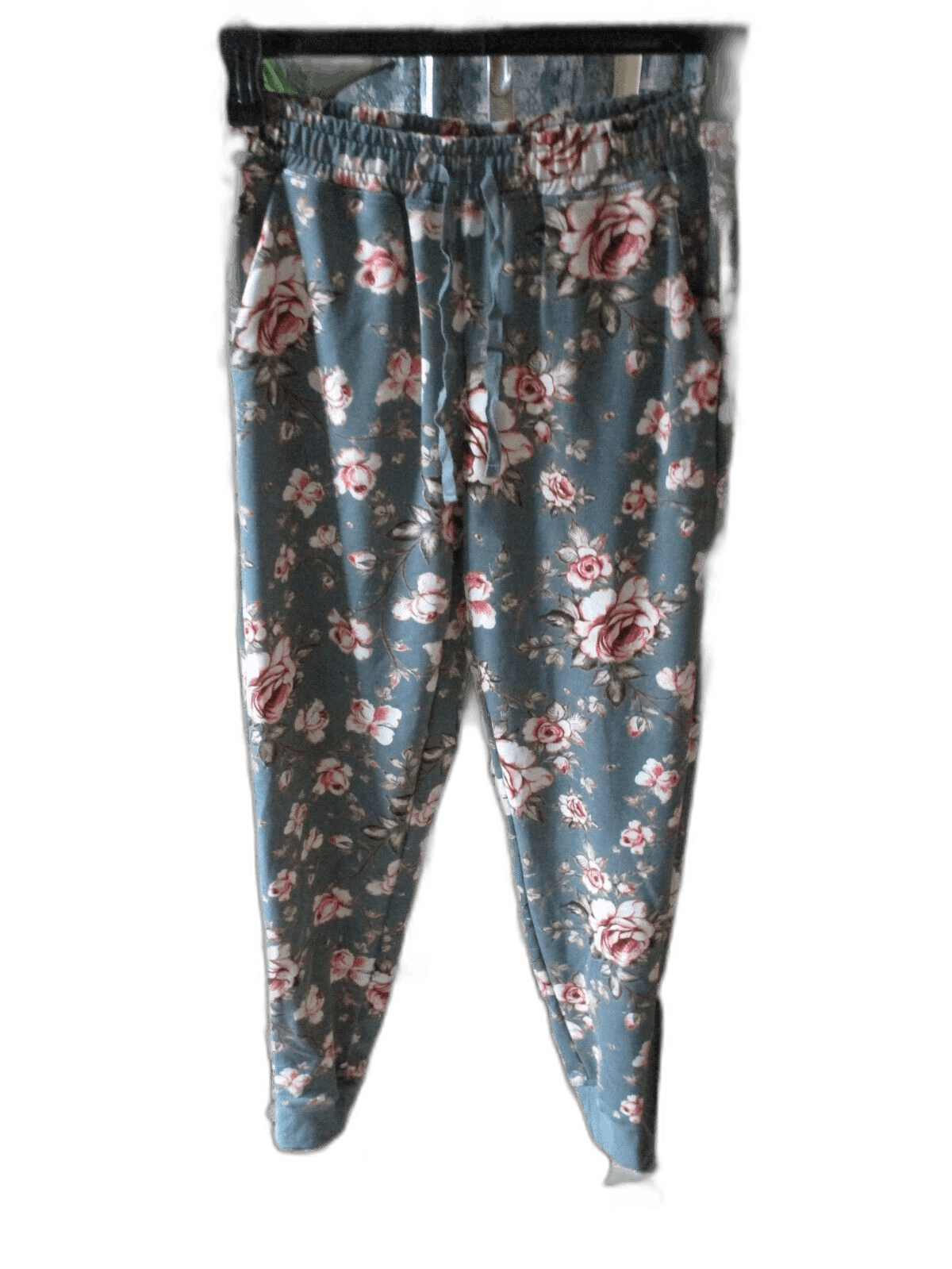 Other LuLaRoe NWT Jax (S) Slate Pink White Green Floral Joggers Size 28" / US 6 / IT 42 - 1 Thumbnail