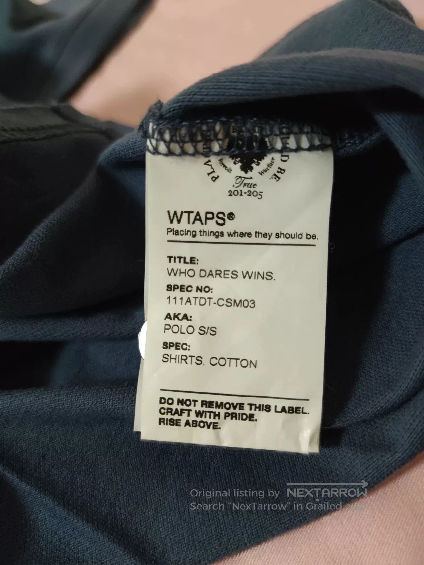 Wtaps Wtaps Cotton Short Sleeve Polo. Size US L / EU 52-54 / 3 - 5 Thumbnail