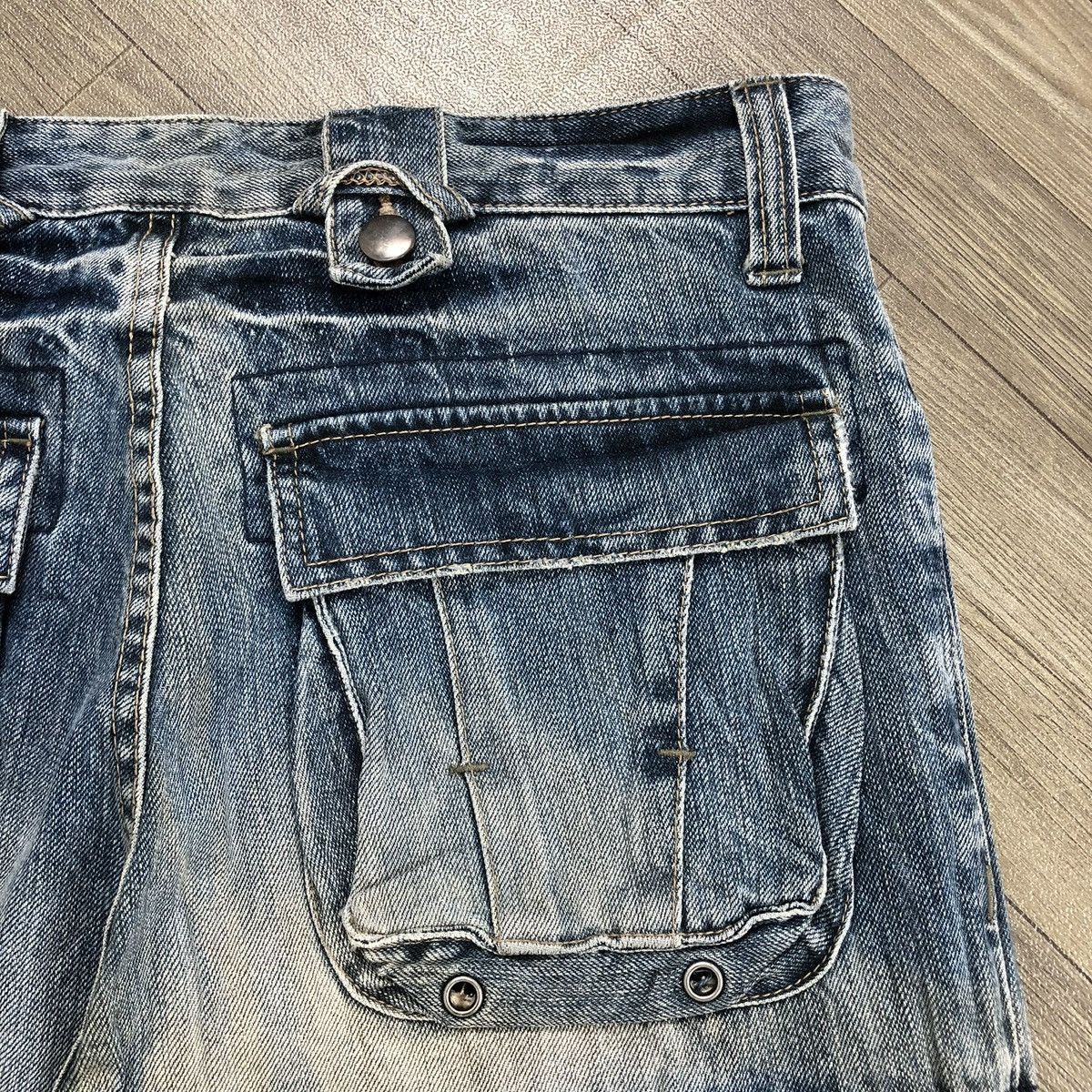 PPFM 2000s PPFM Distressed Faded Punk Lgb Style Bondage Jeans Y2K Size US 32 / EU 48 - 16 Thumbnail