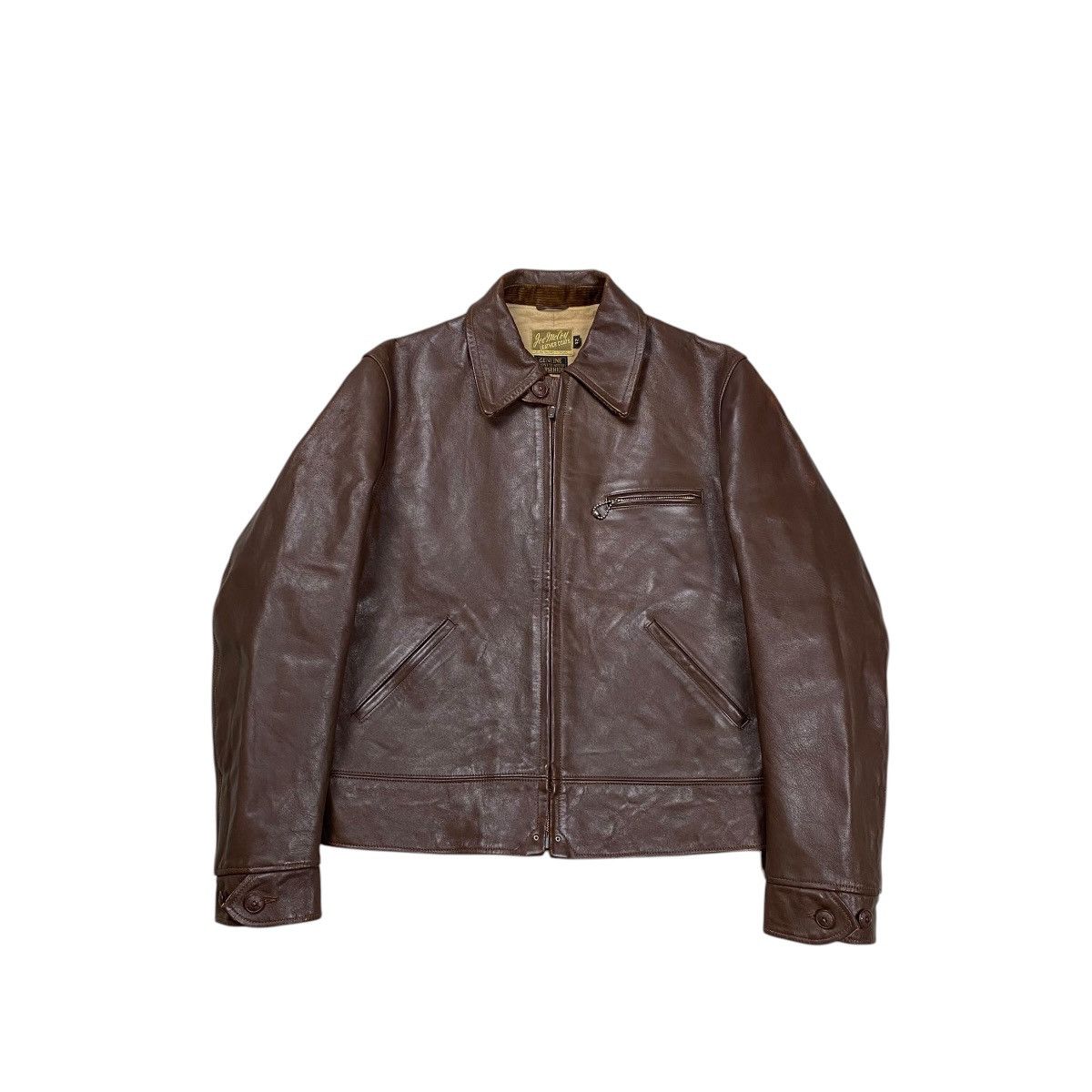 The Real McCoy's Joe McCoy 30s Nelson Horsehide Sports Jacket