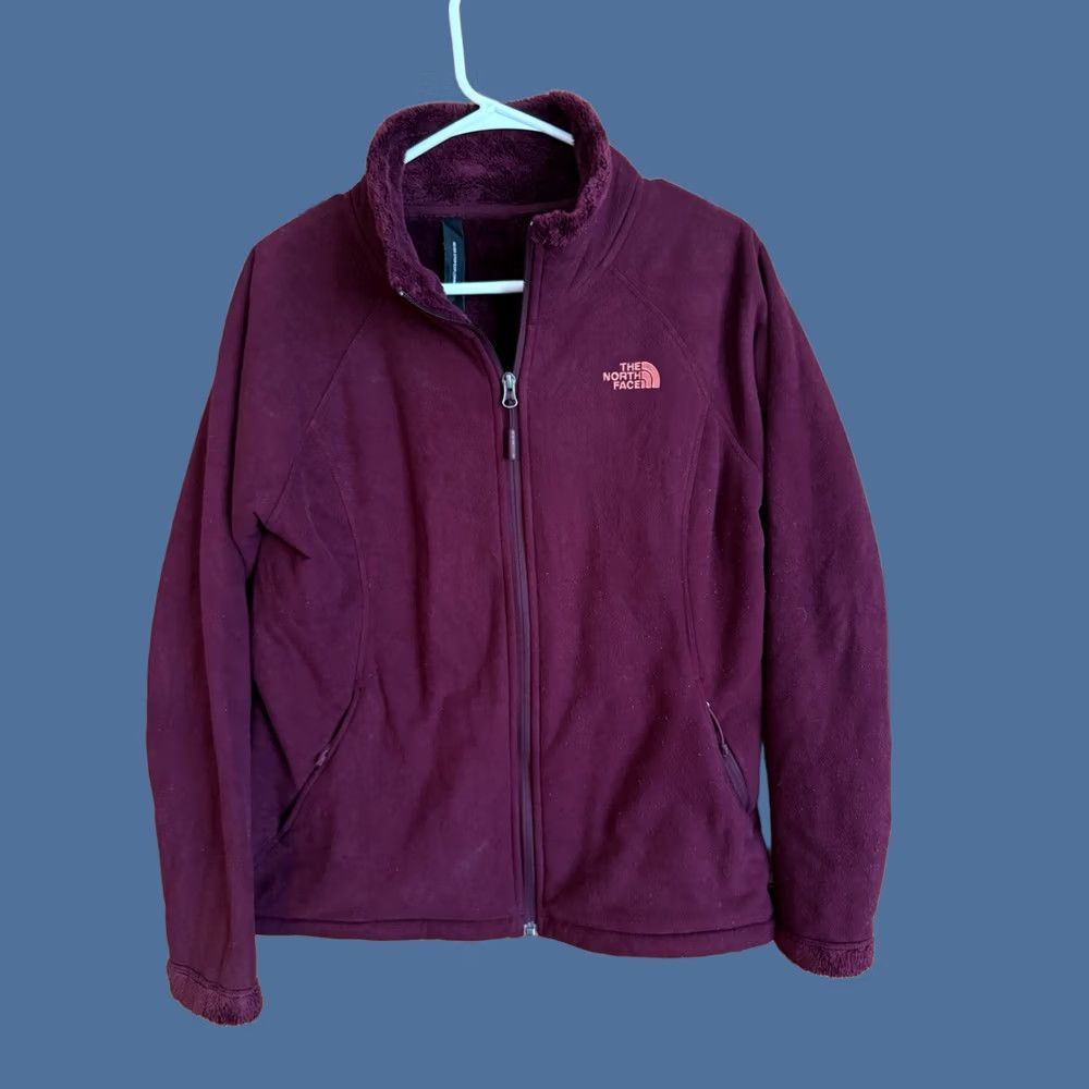 The North Face The North Face Purple Jacket Fuzzy Collar Women’s Medium Full Zip Cozy Outdoor Hiking Size M / US 6-8 / IT 42-44 - 1 Thumbnail