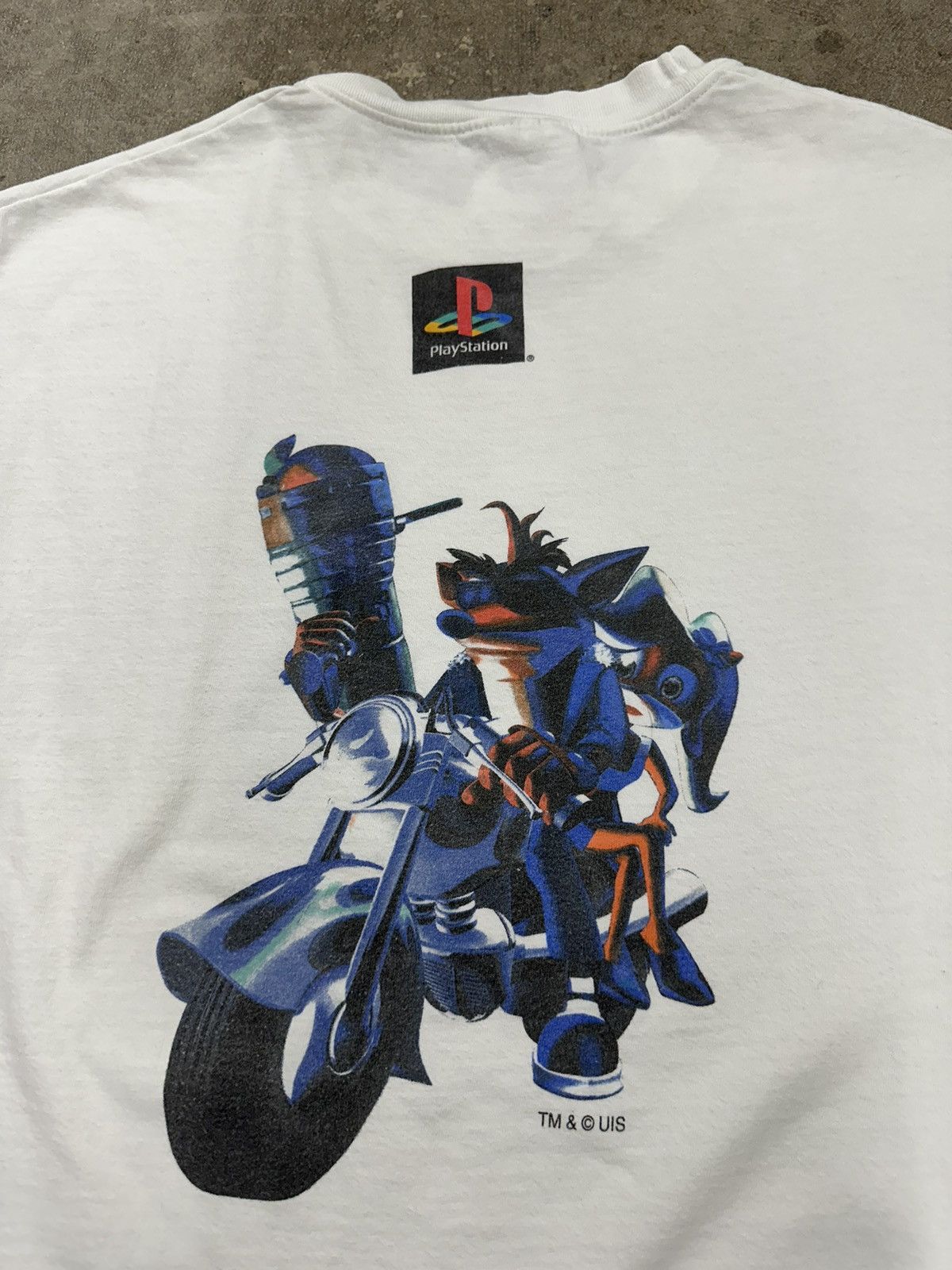 Vintage Vintage 90s Crash Bandicoot Warped Video Game Promo T-Shirt Size US XL / EU 56 / 4 - 4 Thumbnail