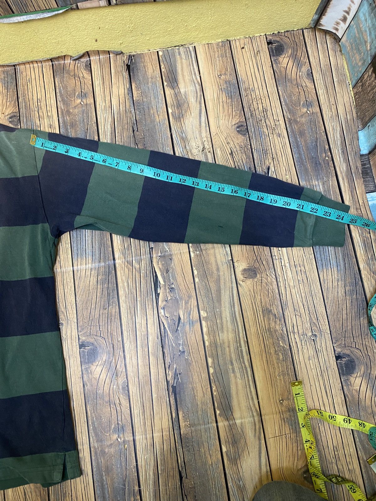 Canterbury of New Zealand × L.L. Bean × Vintage Vintage canterbury zebra line polo tee longsleeve Size US L / EU 52-54 / 3 - 5 Thumbnail