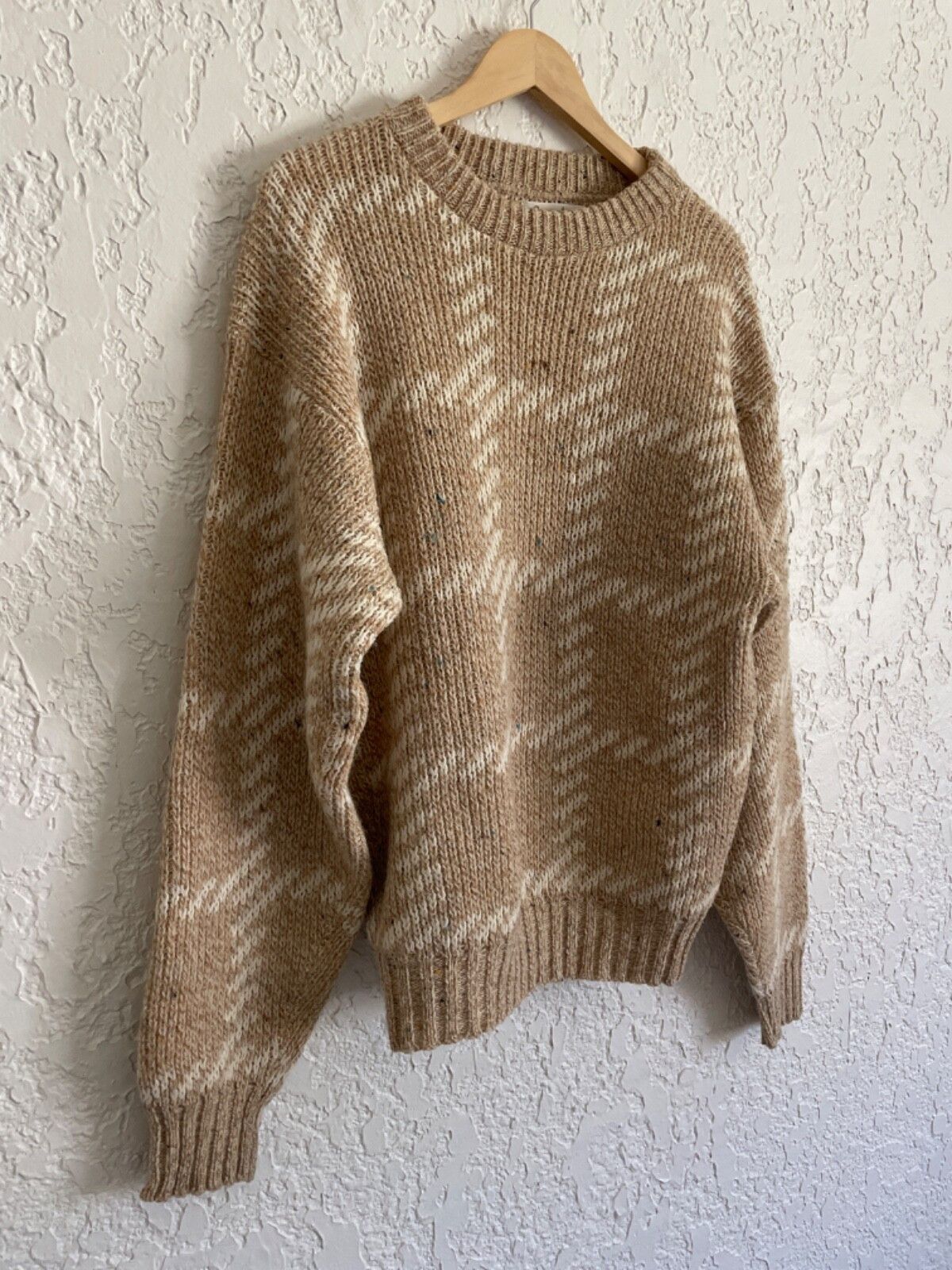 Giorgio Armani 🔥 GIORGIO ARMANI® RARE 90s Wool Speckled Fisherman Sweater Size US XL / EU 56 / 4 - 2 Thumbnail