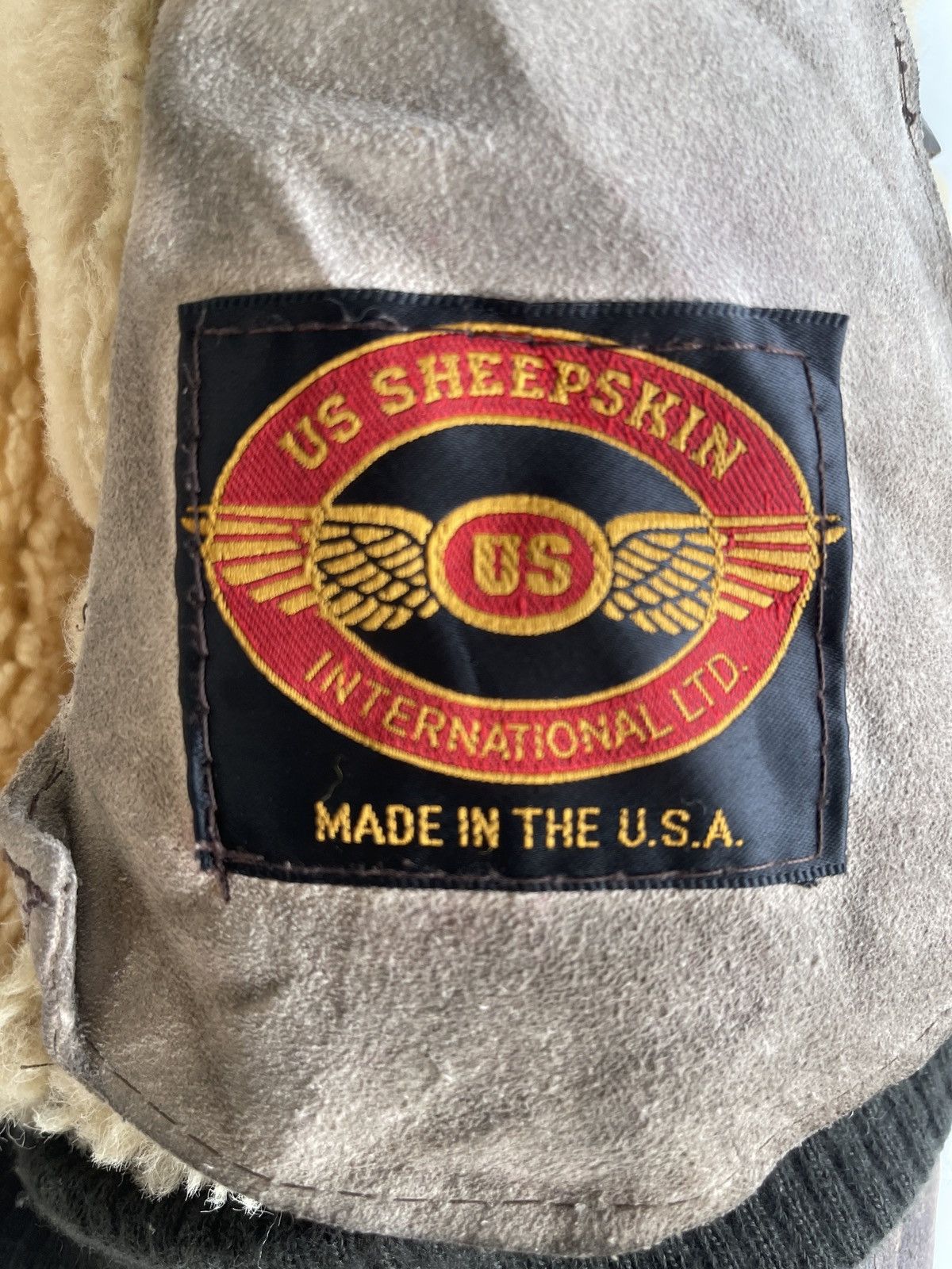 Vintage Vintage B-6 U.S Sheepskin International Flight USA Jacket Size US L / EU 52-54 / 3 - 17 Thumbnail