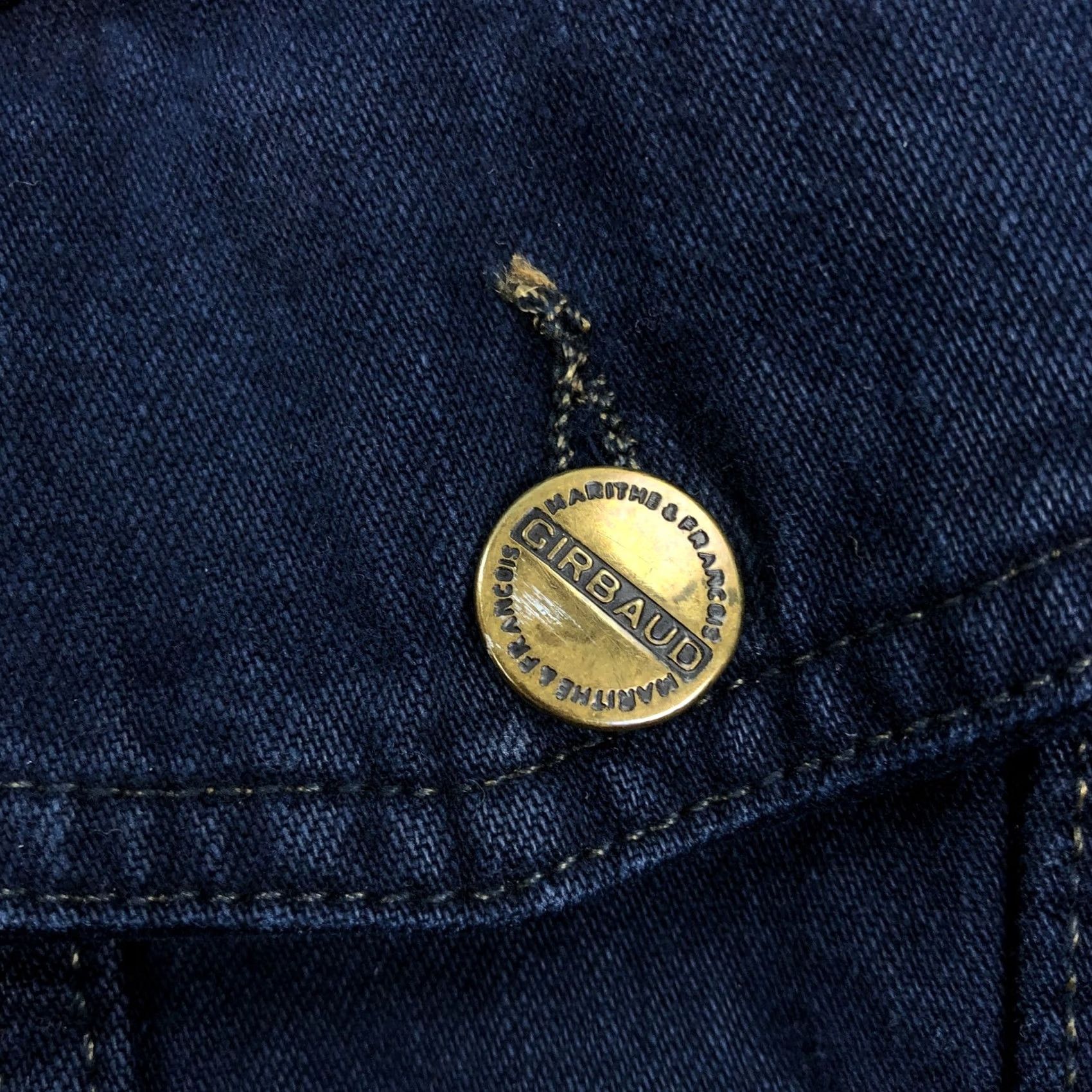 Vintage VINTAGE Marithé & François Girbaud Men's XL Blue Denim Jean Jacket Button Front Size US 36 / EU 52 - 3 Thumbnail