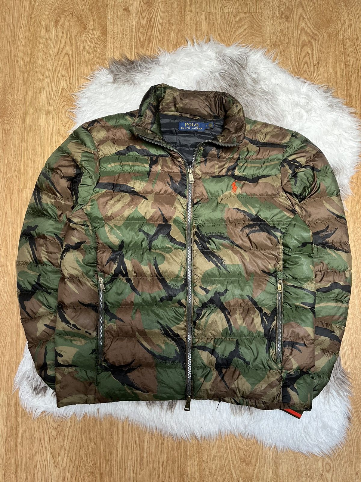 image of Military x Polo Ralph Lauren Polo Ralph Laurent Puffer Jacket Men in Green (Size Medium)