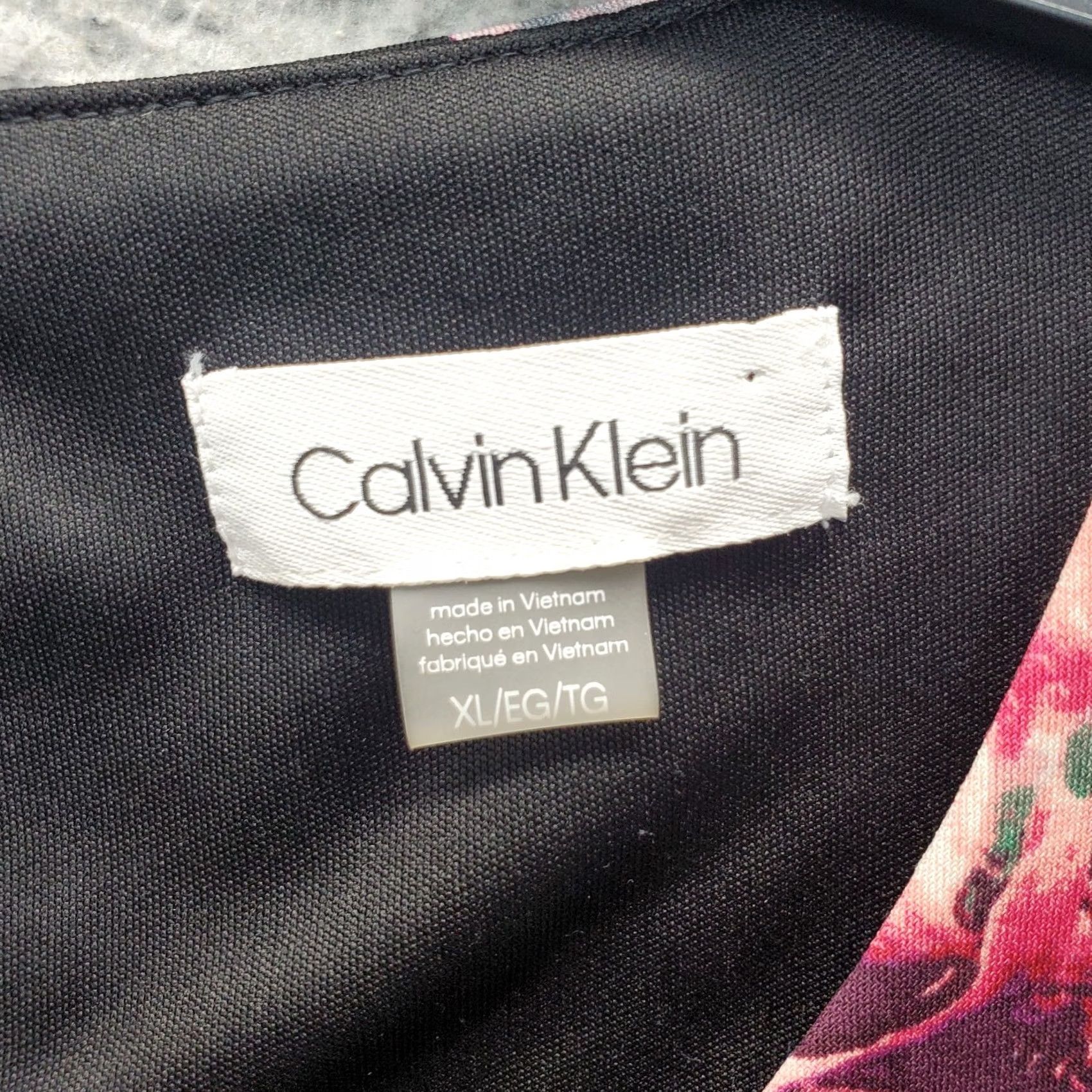 Calvin Klein Calvin Klein Tank Top Womens XL Multicolor Floral Sleeveless V-Neck Casual Shirt Ladies XL Size XL / US 12-14 / IT 48-50 - 5 Thumbnail