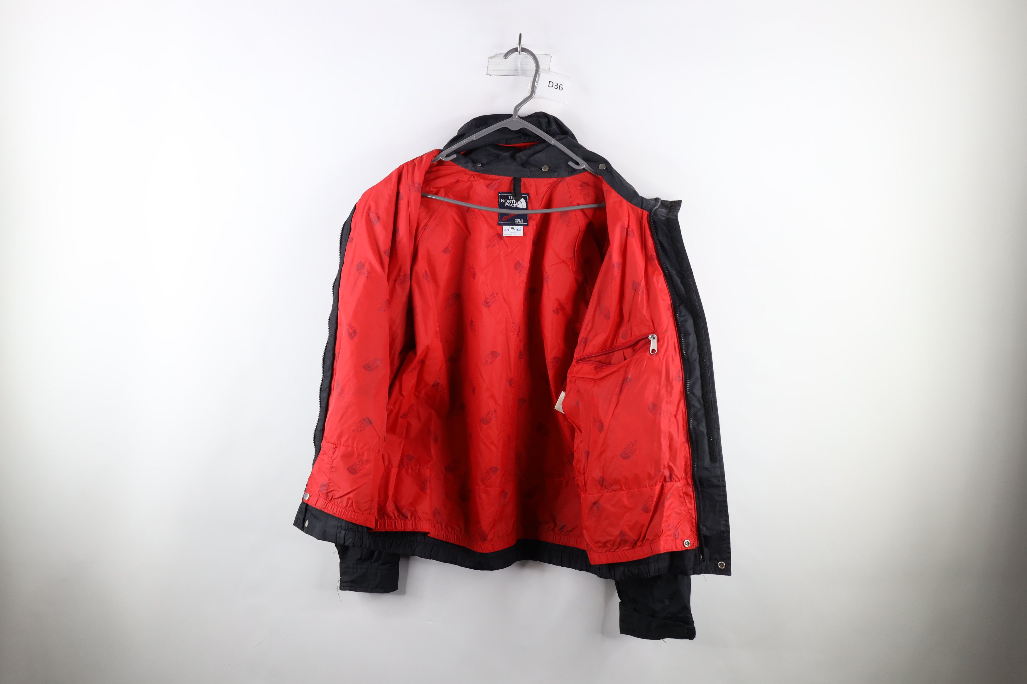 The North Face × Vintage Vintage 90s The North Face Extreme Hooded Rain Jacket USA Size US XL / EU 56 / 4 - 12 Thumbnail