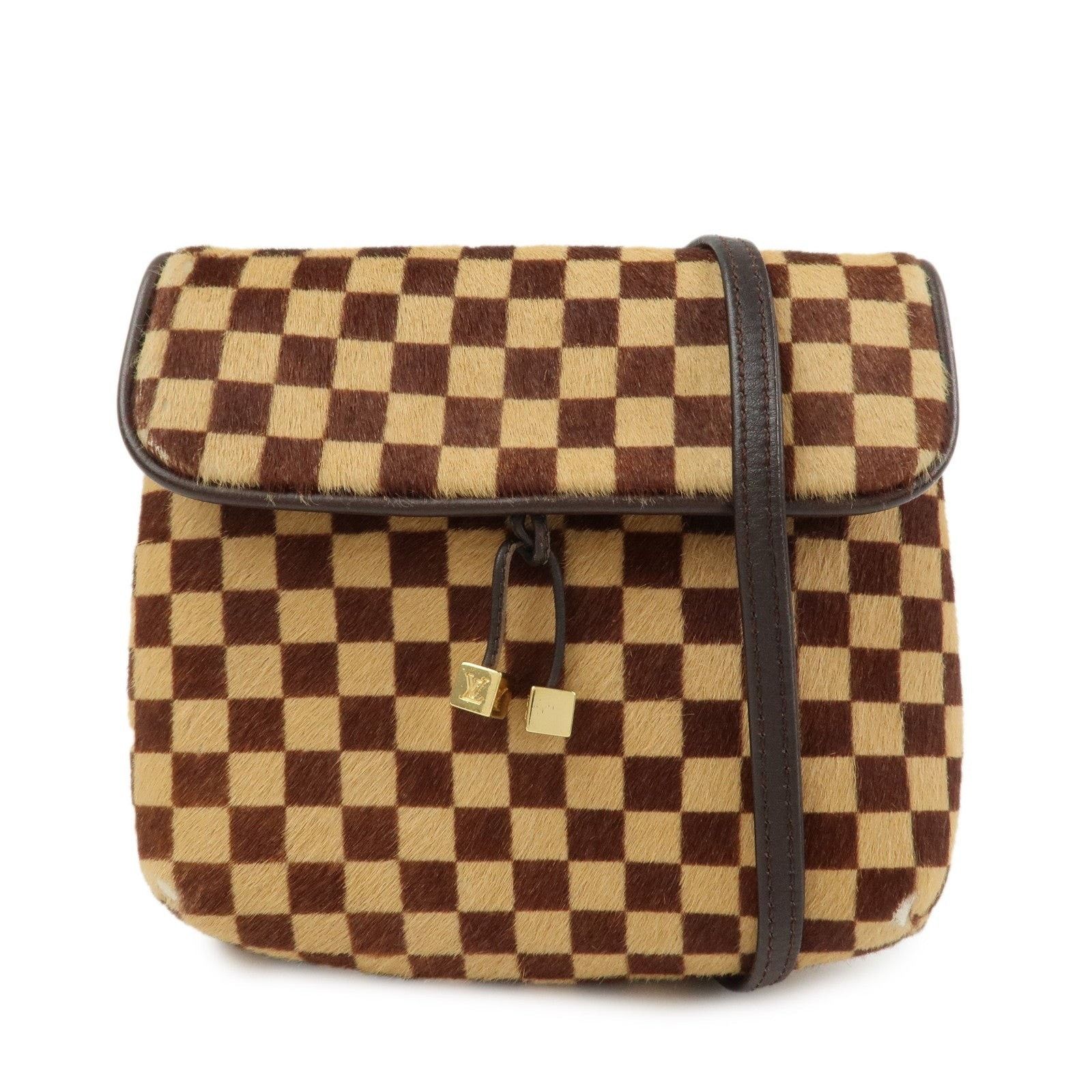 Louis Vuitton Louis Vuitton Damier Sauvage Gazelle Calf Hair Shoulder Bag Size ONE SIZE - 1 Thumbnail