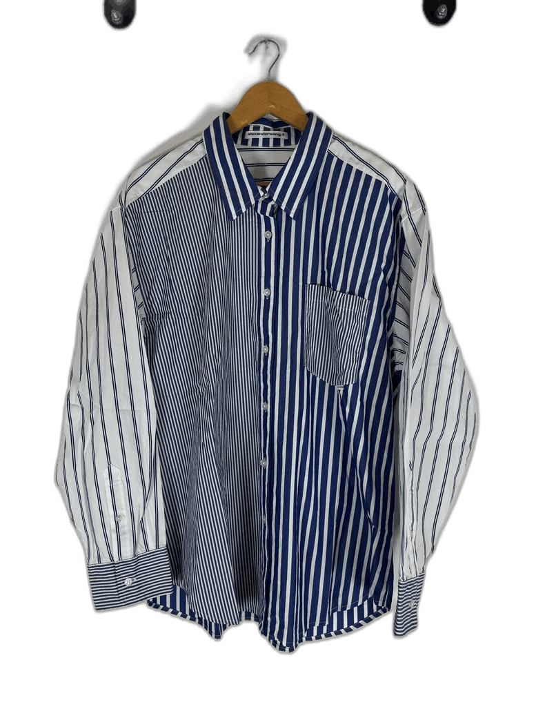 Alexander Wang Striped Long Sleeve Shirt by Alexander Wang Size US L / EU 52-54 / 3 - 1 Thumbnail
