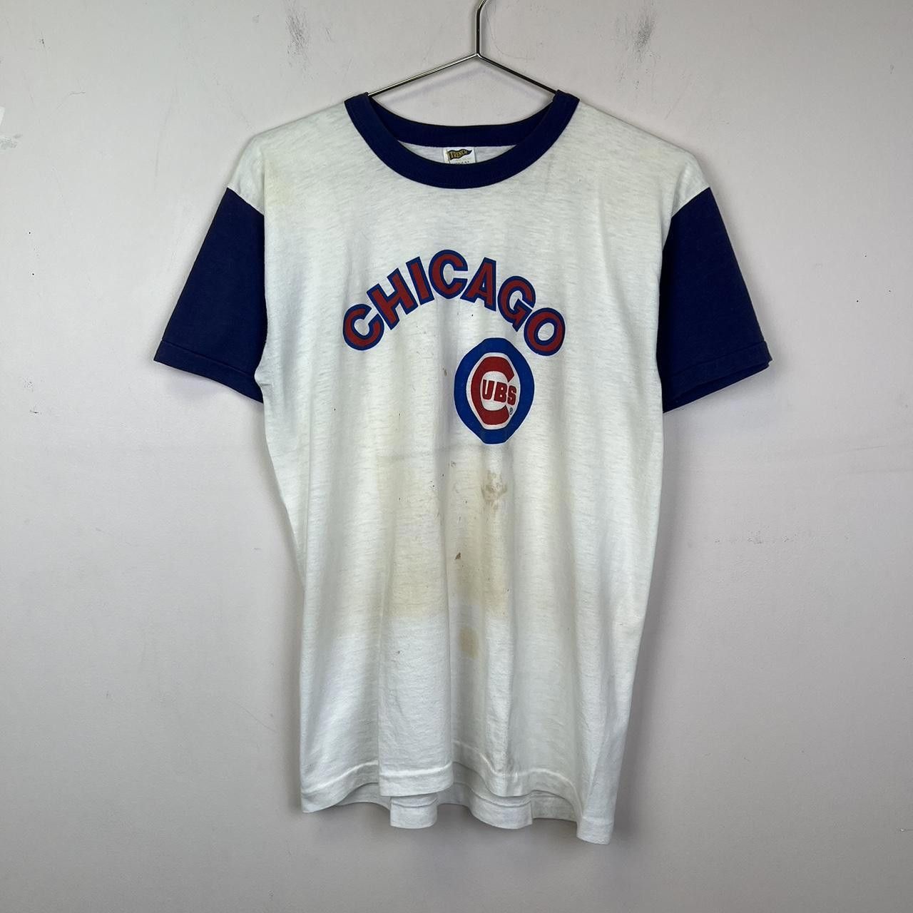 Designer Vintage Chicago Cubs Graphic Tee 70s Size US M / EU 48-50 / 2 - 1 Thumbnail