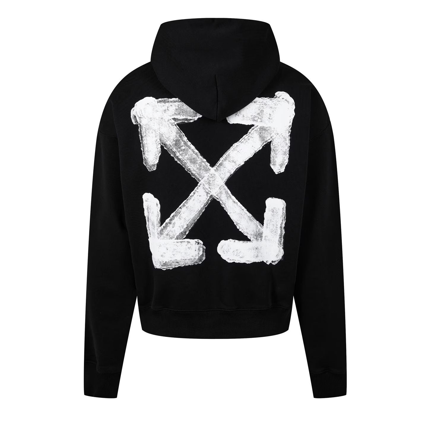 Off-White o1g2r1mq0226 Graffiti Spray Arrow Hoodie In Black Size US XXL / EU 58 / 5 - 3 Thumbnail
