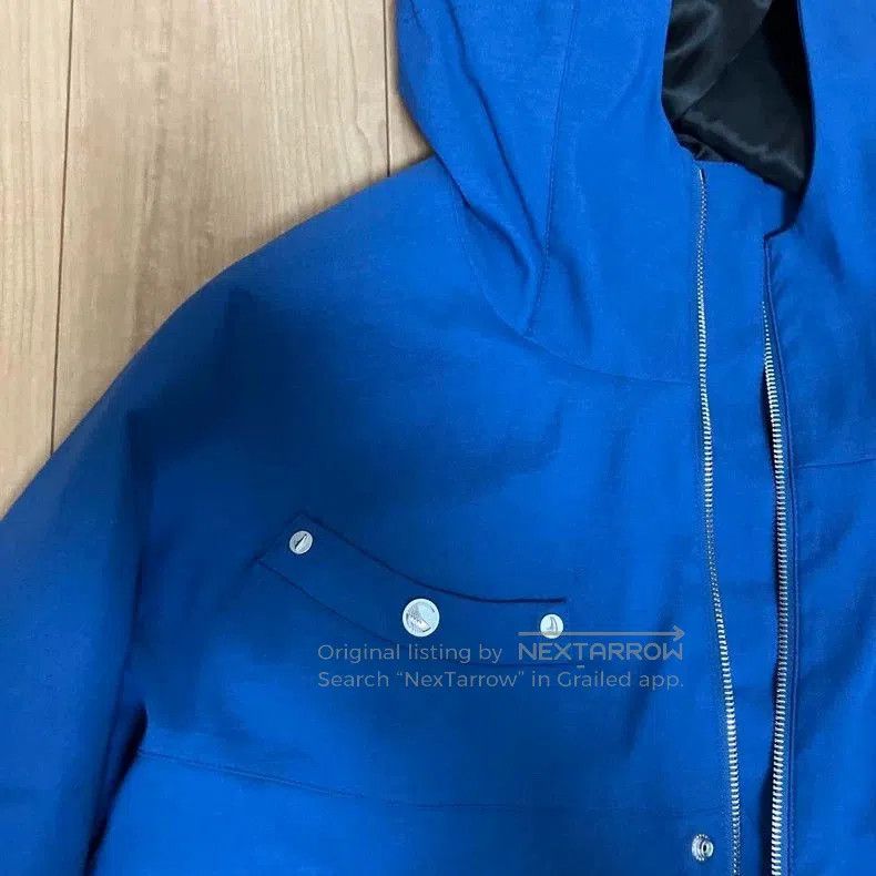 Kiko Kostadinov Blue and Green Hooded Jacket. Size US L / EU 52-54 / 3 - 3 Thumbnail