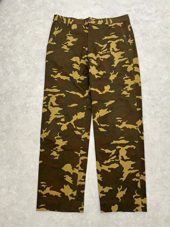 Dries Van Noten Dries Van Noten Camo Green Pants Size US 33 - 5 Thumbnail