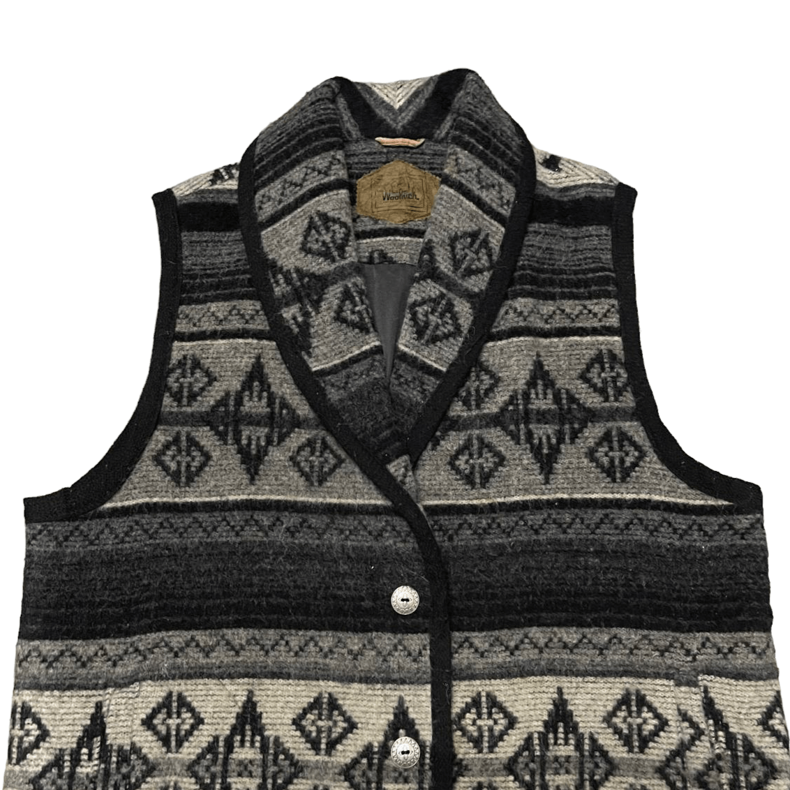 Woolrich Woolen Mills Vintage Woolrich Aztec Wool Vest Size US XL / EU 56 / 4 - 2 Thumbnail