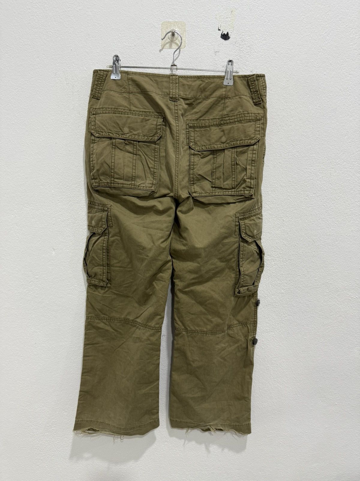 Japanese Brand Japan Brand Purple & Yellow Cargo Tactical Style, Size US 32 / EU 48 - 4 Thumbnail