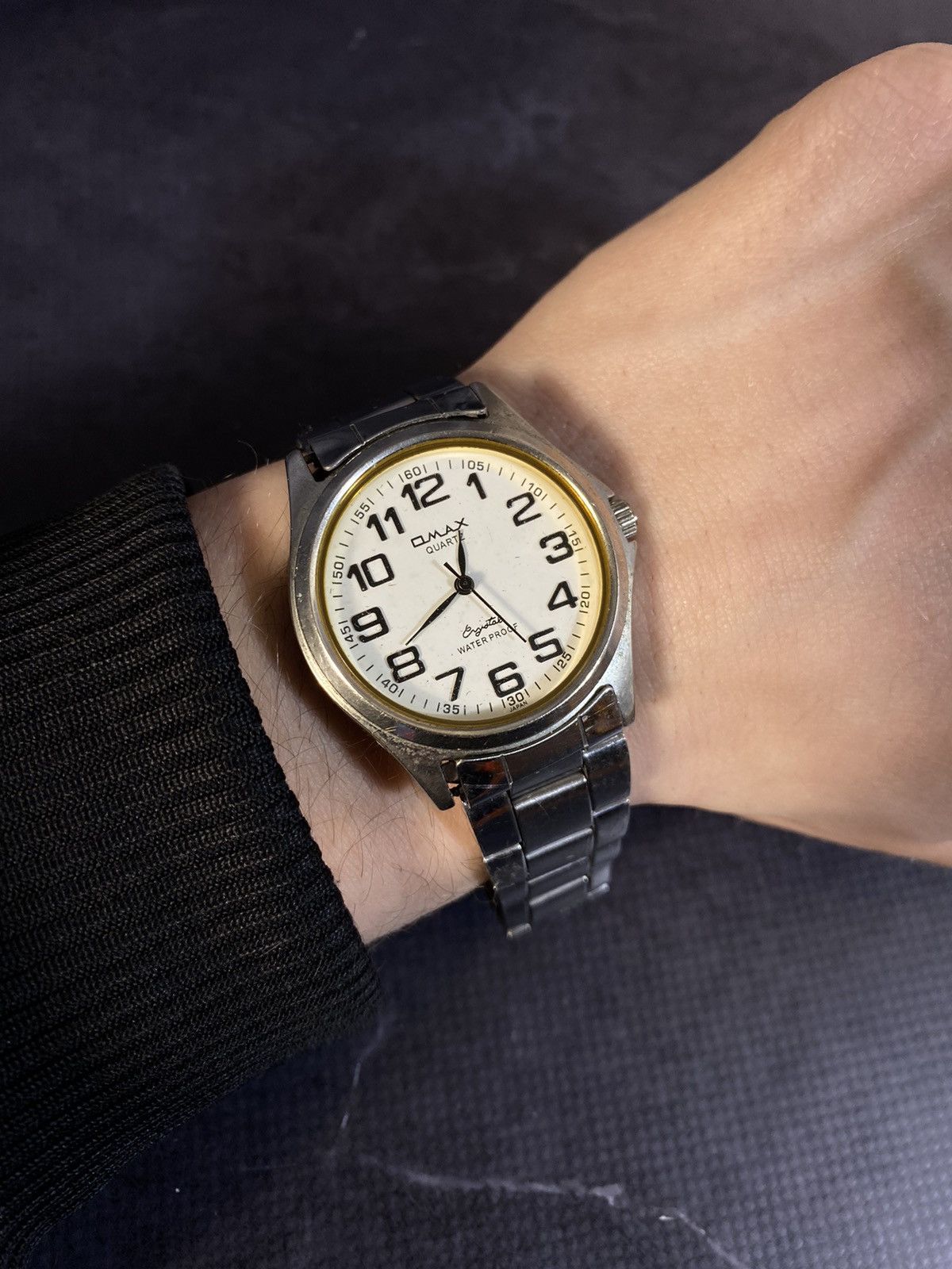 Japanese Brand × Vintage Omax Classic White Dial Quartz Watch Japanese Brand Size ONE SIZE - 2 Thumbnail