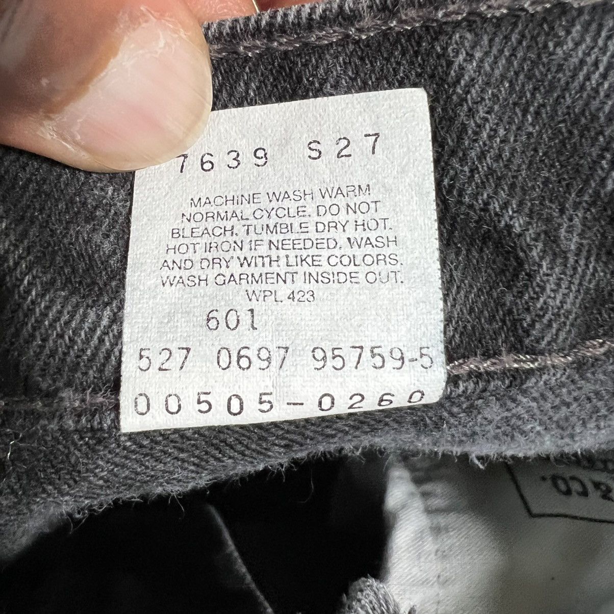 Levi's VTG Levi's 505 Jeans 30x30 Made in USA 90’s Straight Leg Size US 30 / EU 46 - 3 Thumbnail
