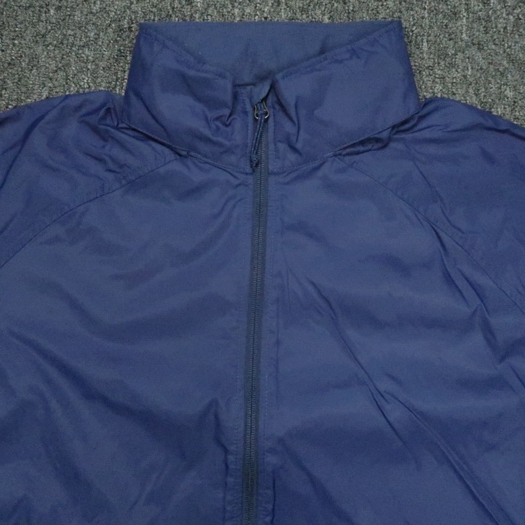 Vintage L.L. Bean Jacket Mens Large Tall Blue Casco Bay Windbreaker Full Zip Pockets LT Size US L / EU 52-54 / 3 - 2 Thumbnail