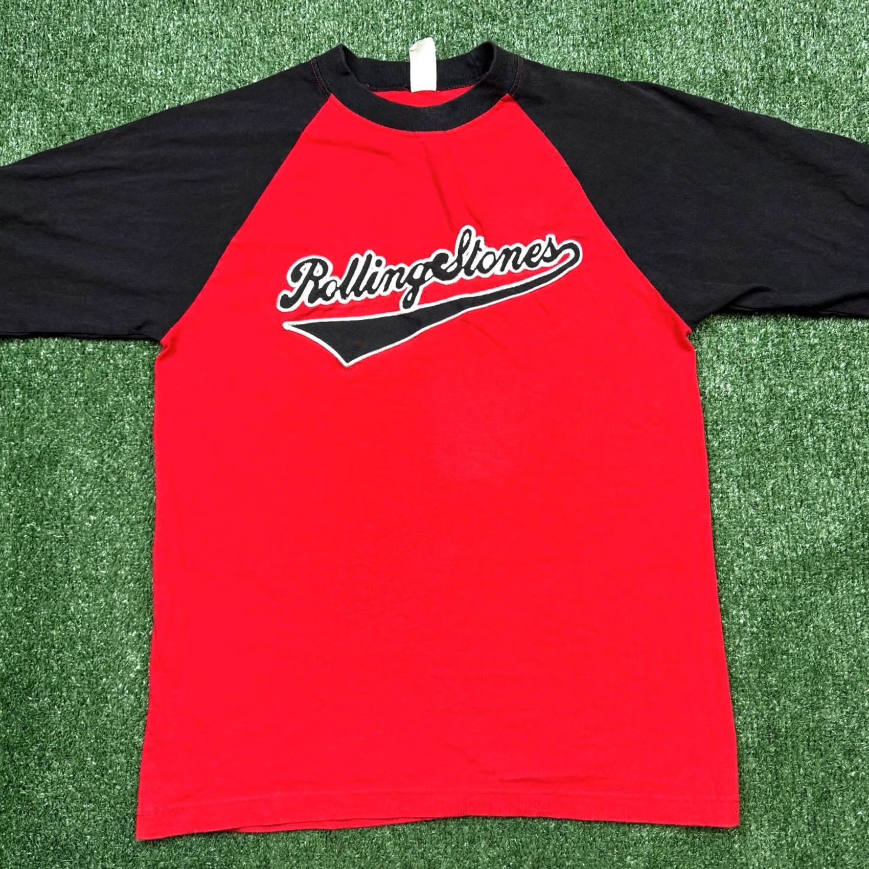 Logo 7 Rolling Stones Logo Raglan T-Shirt Anthill Men’s Medium Black Two Tone 2000s Rock Logo Vintage? No (adjusted) Size US M / EU 48-50 / 2 - 3 Thumbnail