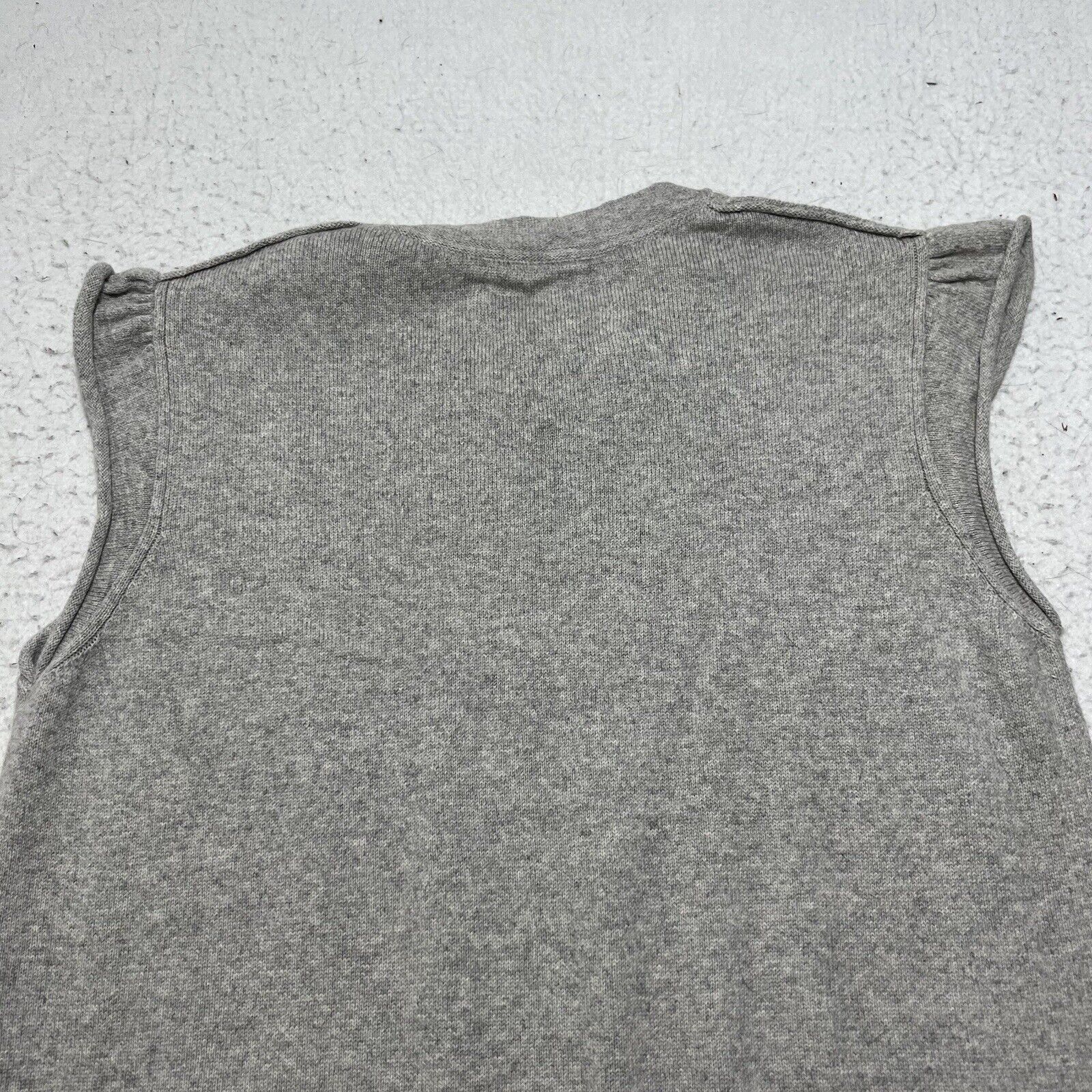 Brochu Walker Brochu Walker XS Cashmere Crewneck Sweater Vest Gray Size XS / US 0-2 / IT 36-38 - 11 Thumbnail