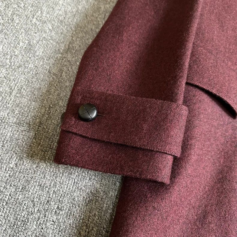 Dior Dior 15fw burgundy double-breasted coat 2504-Nextarrow Size US S / EU 44-46 / 1 - 2 Thumbnail