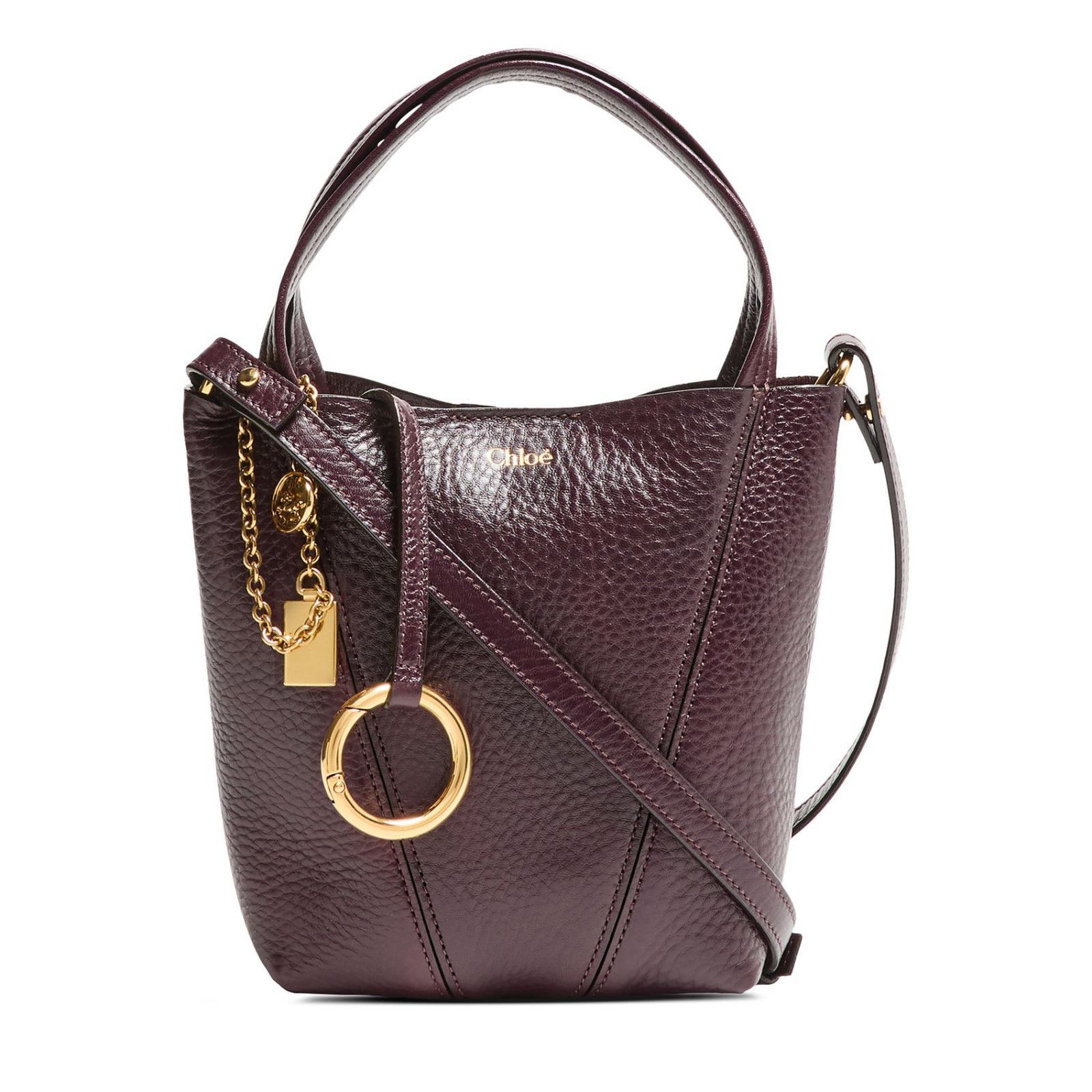 Chloe Chloe Spin Perfect Plum Top Handle Bag New & Authentic Size ONE SIZE - 1 Thumbnail