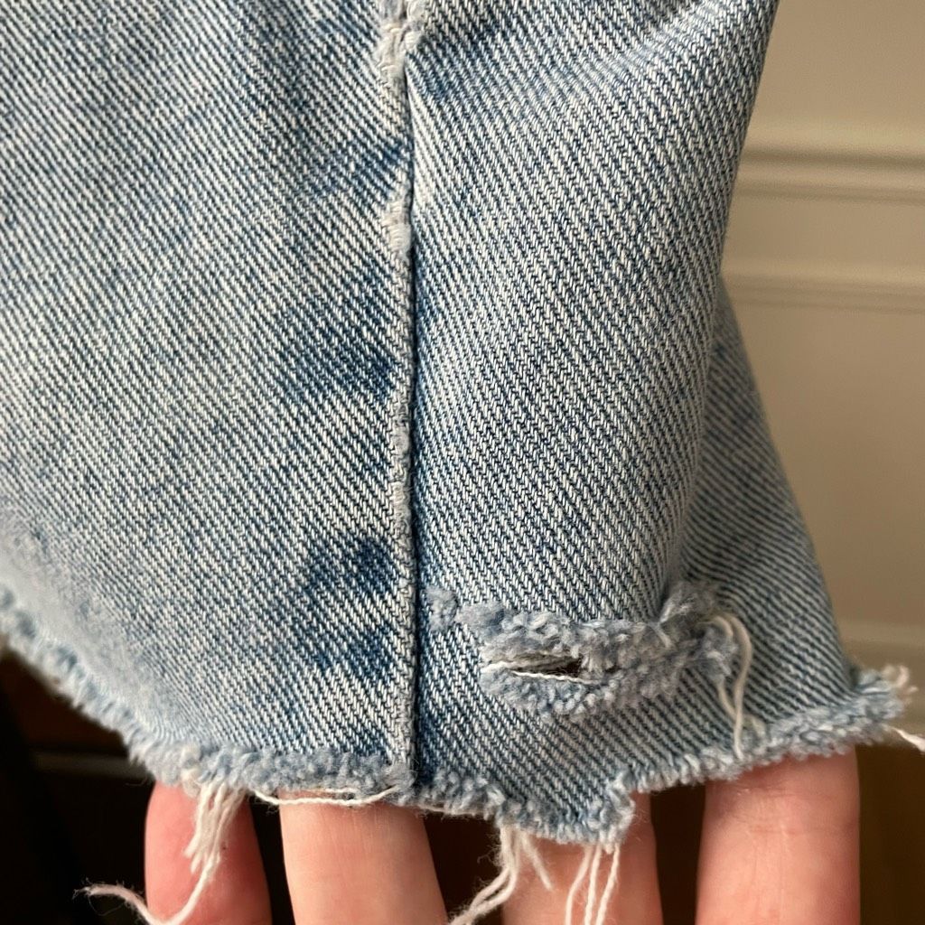 Guess Vintage 80s Guess George’s Marciano USA Cut Off Jean Shorts Size 30" / US 8 / IT 44 - 5 Thumbnail