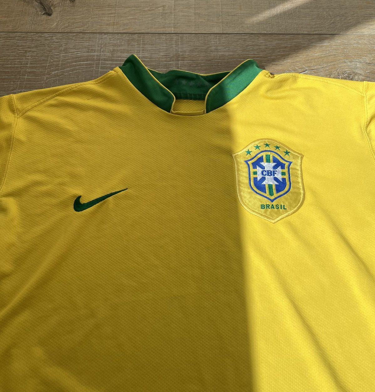 Nike VINTAGE NIKE BRASIL 2006 JERSEY Y2K Size US L / EU 52-54 / 3 - 2 Thumbnail