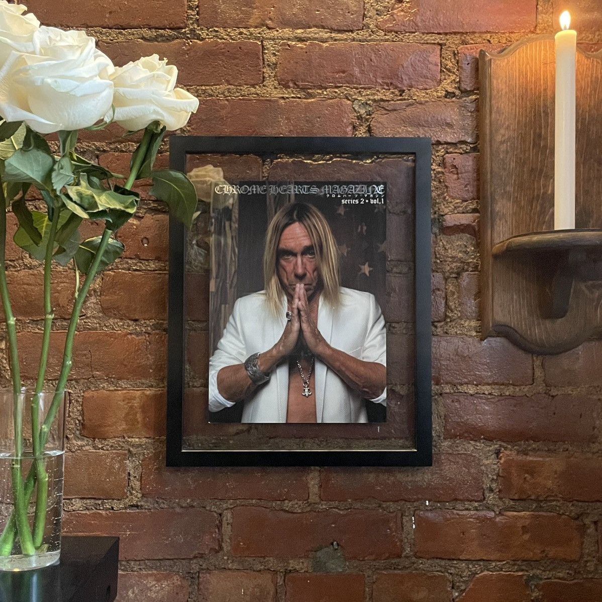 Chrome Hearts Chrome Hearts Iggy Pop Cover Poster Size ONE SIZE - 2 Thumbnail