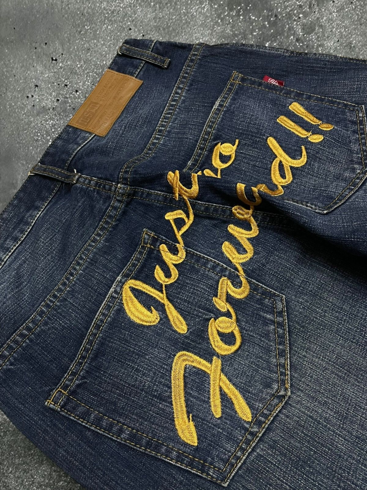 Japanese Brand Vintage Japan Rare IllGarment Just Go Forward Daicock Denim Size US 31 - 6 Thumbnail