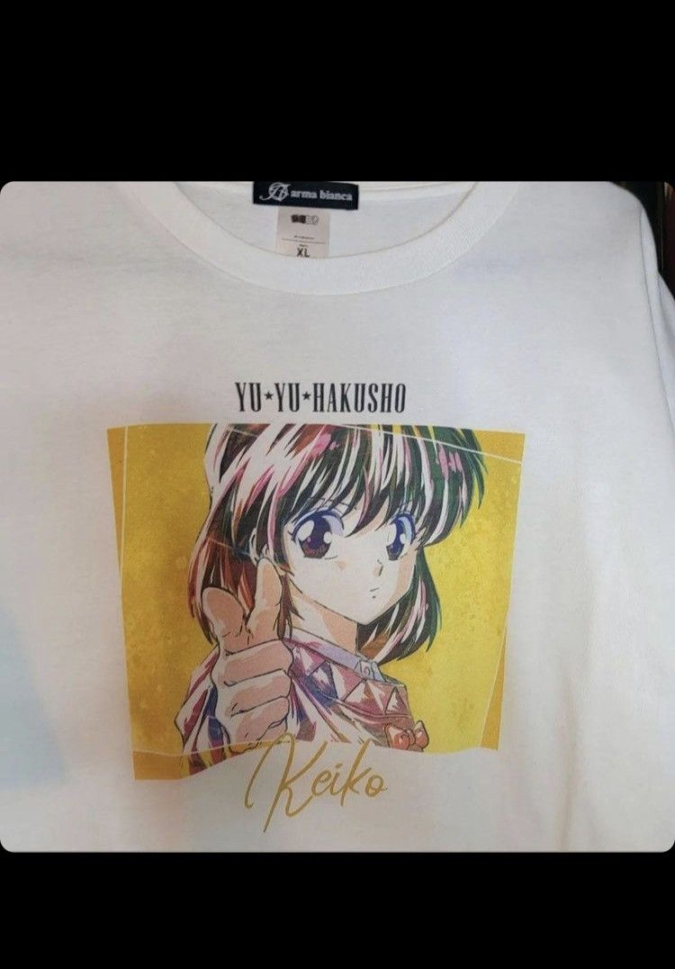 Anime Keiko Yu Yu Hakusho T Shirt Anime Manga T Shirt Y2K Vintage Size US L / EU 52-54 / 3 - 5 Thumbnail