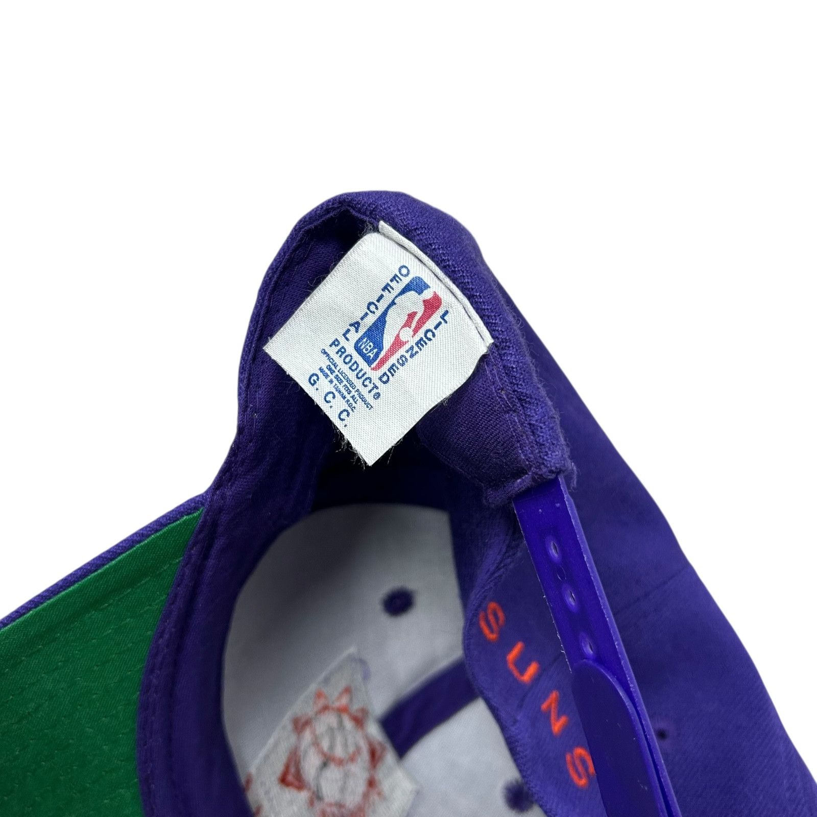 DEADSTOCK VTG 90s PHOENIX SUNS G.C.C. SNAPBACK HAT SIZE FREE