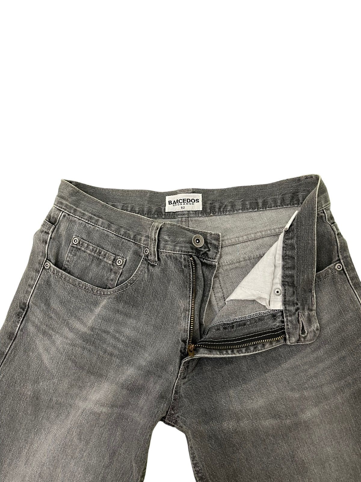 Japanese Brand Flare Jeans Barcedos Faded Distress Boot Cut 8🟦2 Size US 31 - 9 Thumbnail