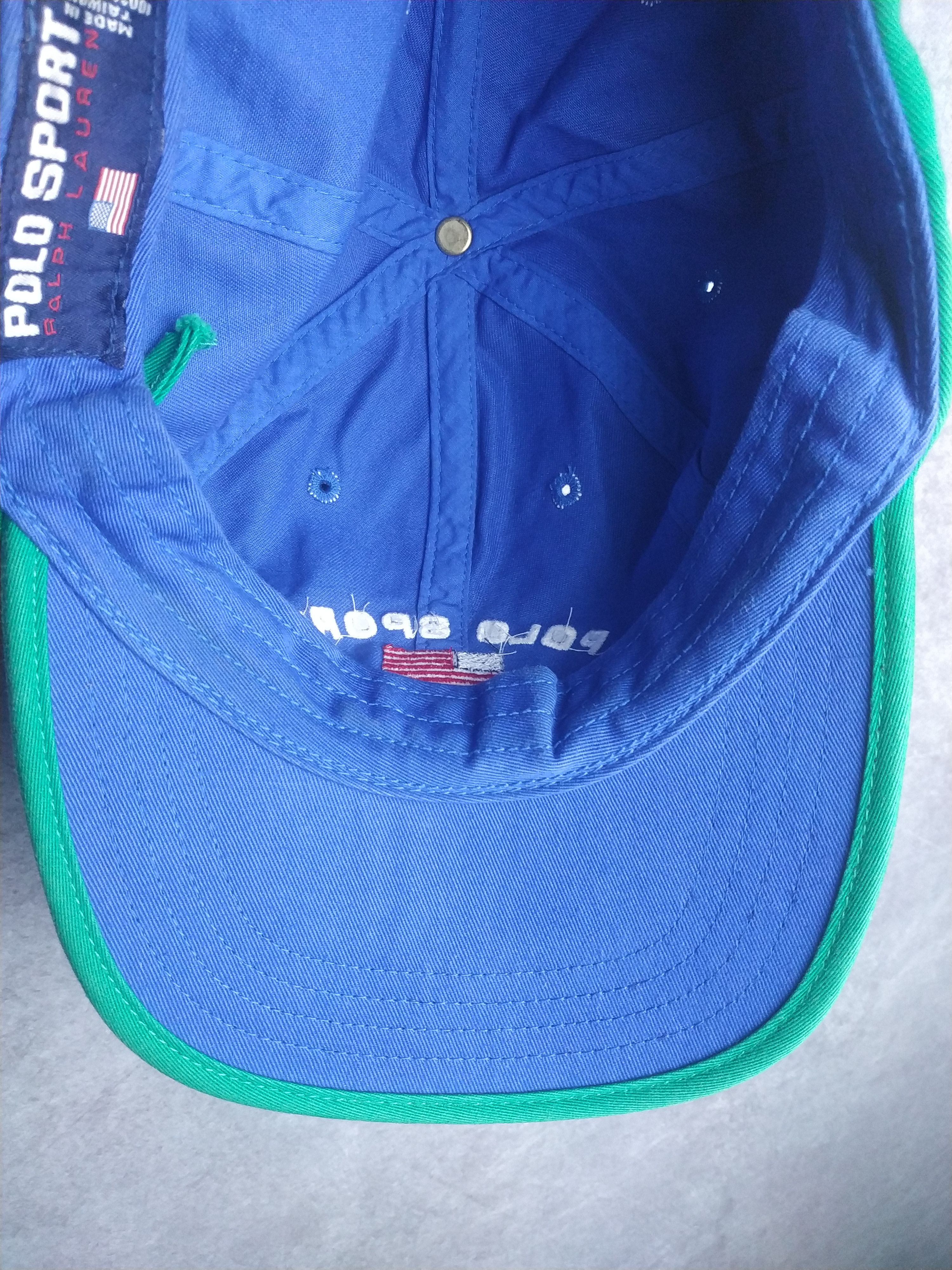 Polo Ralph Lauren Vintage 90s Polo Sport Ralph Lauren Hat Cap USA Flag Size ONE SIZE - 8 Thumbnail