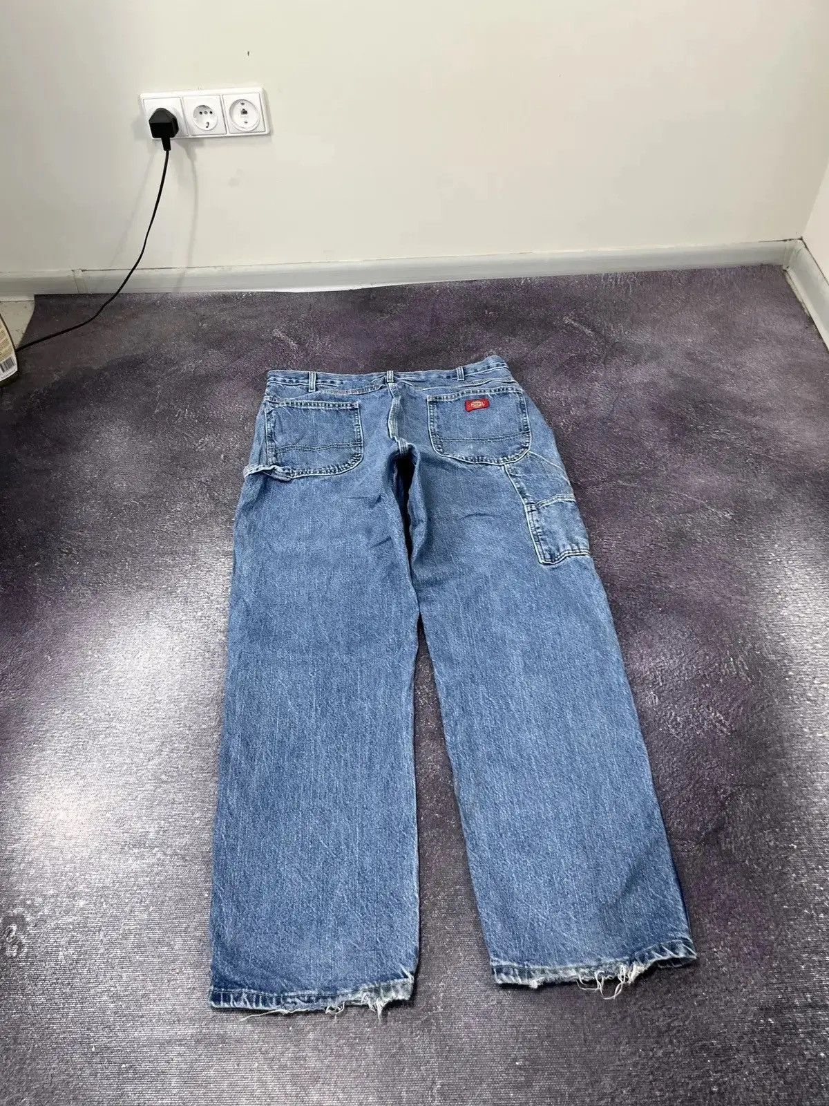 Dickies × Vintage Vintage Dickies Blue American Denim Work Hype Baggy Jeans Size US 38 / EU 54 - 3 Thumbnail
