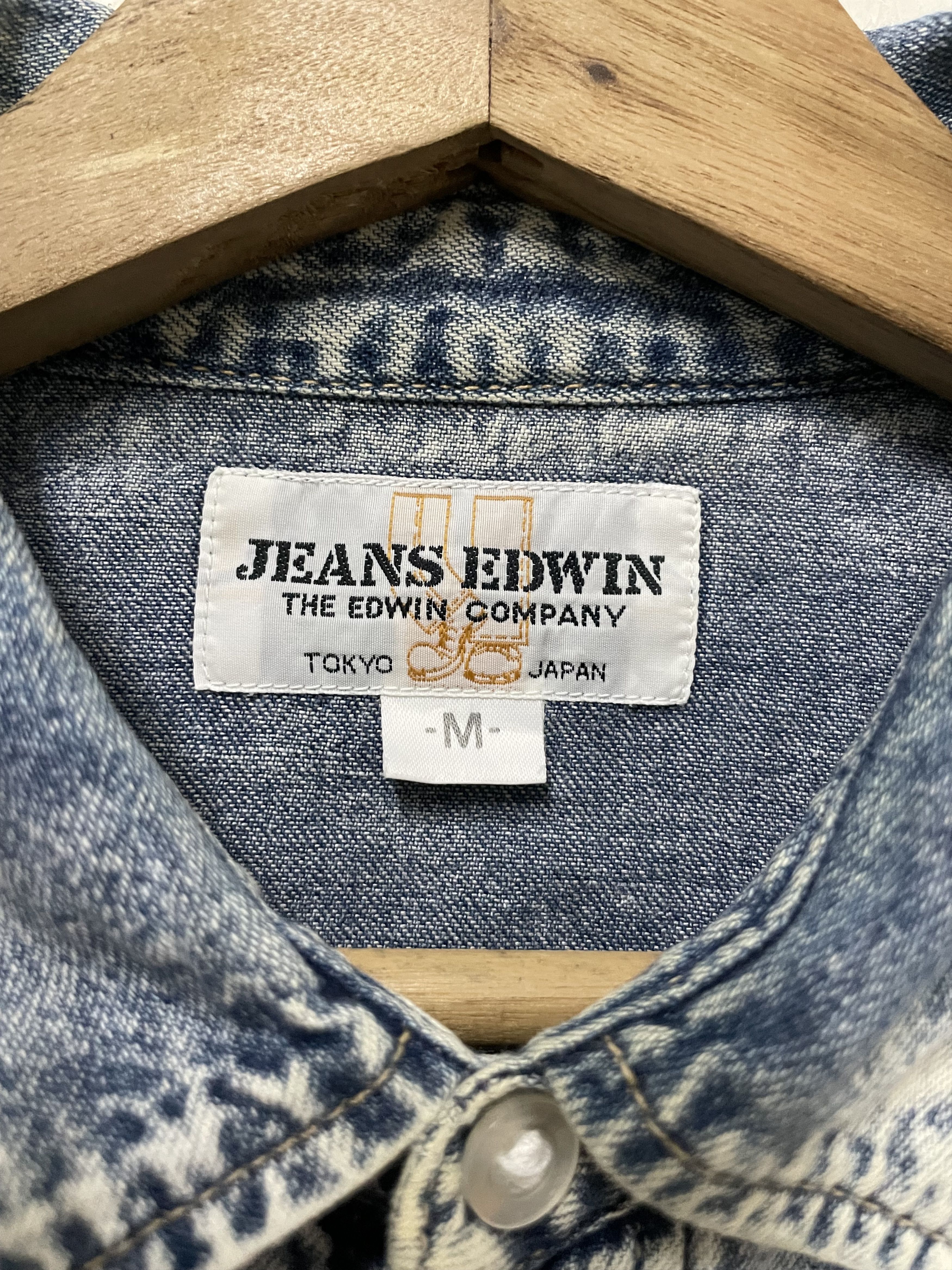 Edwin Vintage Edwin Acidwash Western Cowboys Size US M / EU 48-50 / 2 - 2 Thumbnail